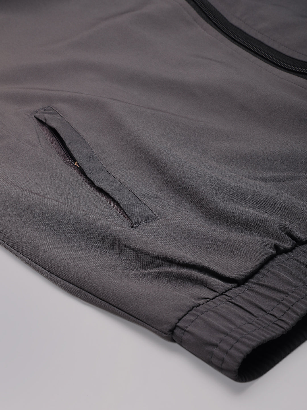 Dpassion Men Dual Tone Training Jacket Grey Black Sportswear - Dpassion