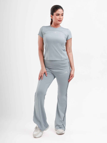 Dpassion FlowEase Performance Co-Ord Set – Grey Activewear
