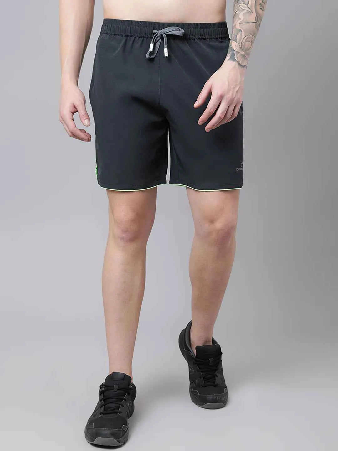 Dpassion Pulse Edge Training Shorts Black Neon Activewear