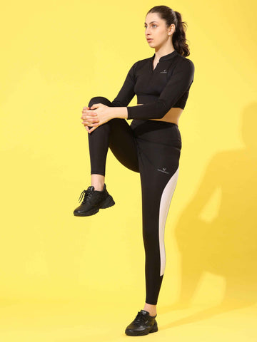 Dpassion SculptFit Performance Co-Ord Set – Black Activewear Training Set
