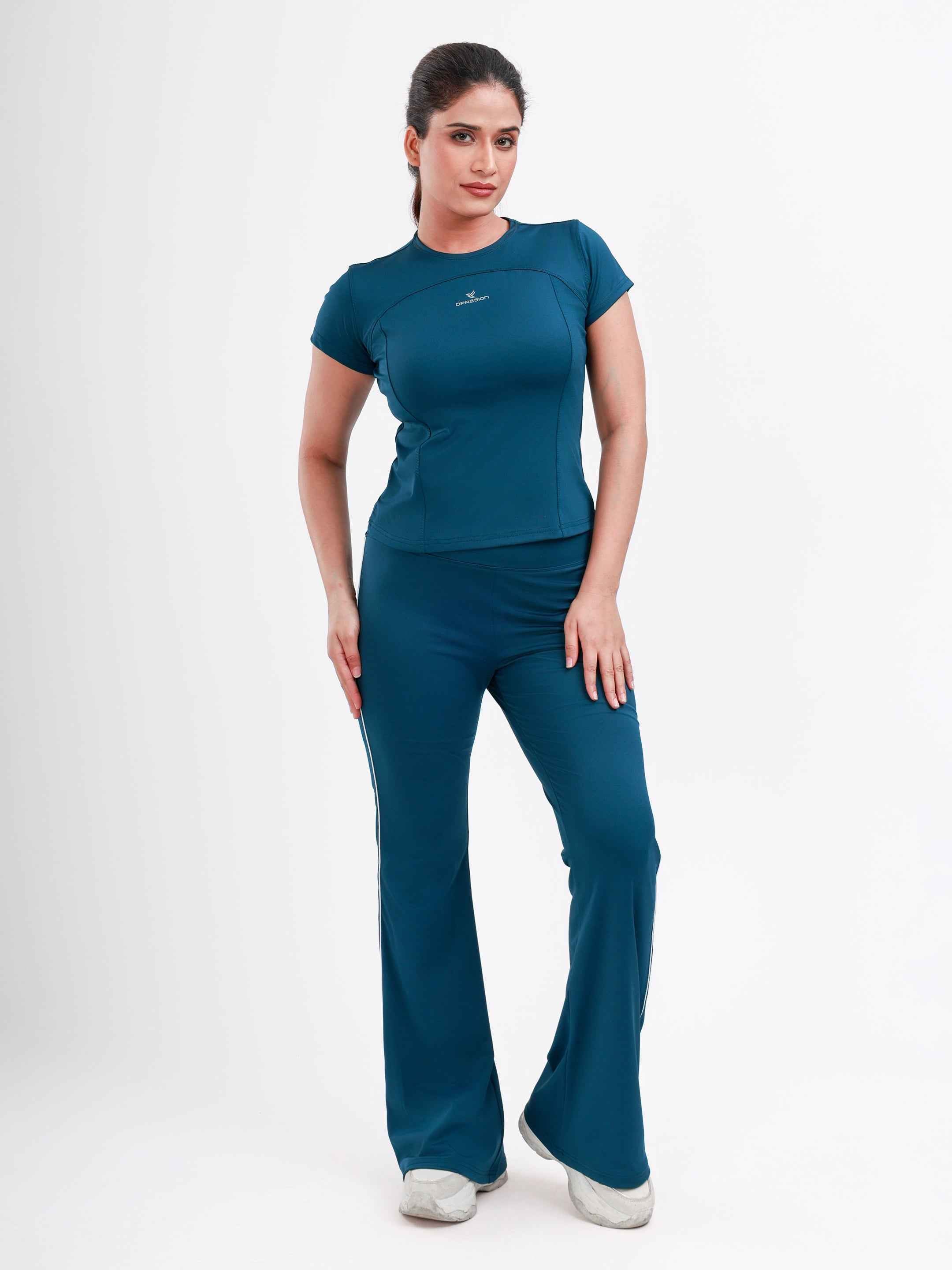 Dpassion FlowFit Performance Co-Ord Set – Teal Activewear