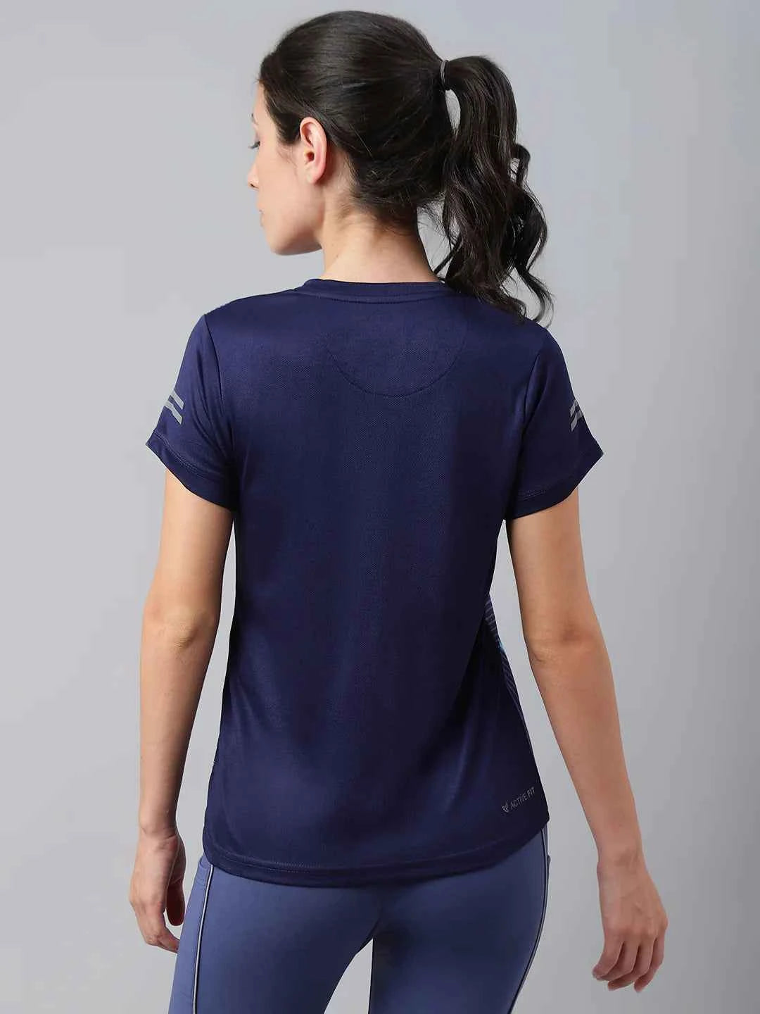 Dpassion Women Velocity Print Performance T-Shirt