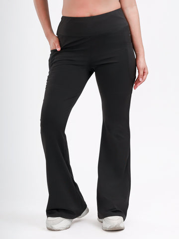 Dpassion Sculpt Flare Yoga Pants with Pocket – Performance Activewear