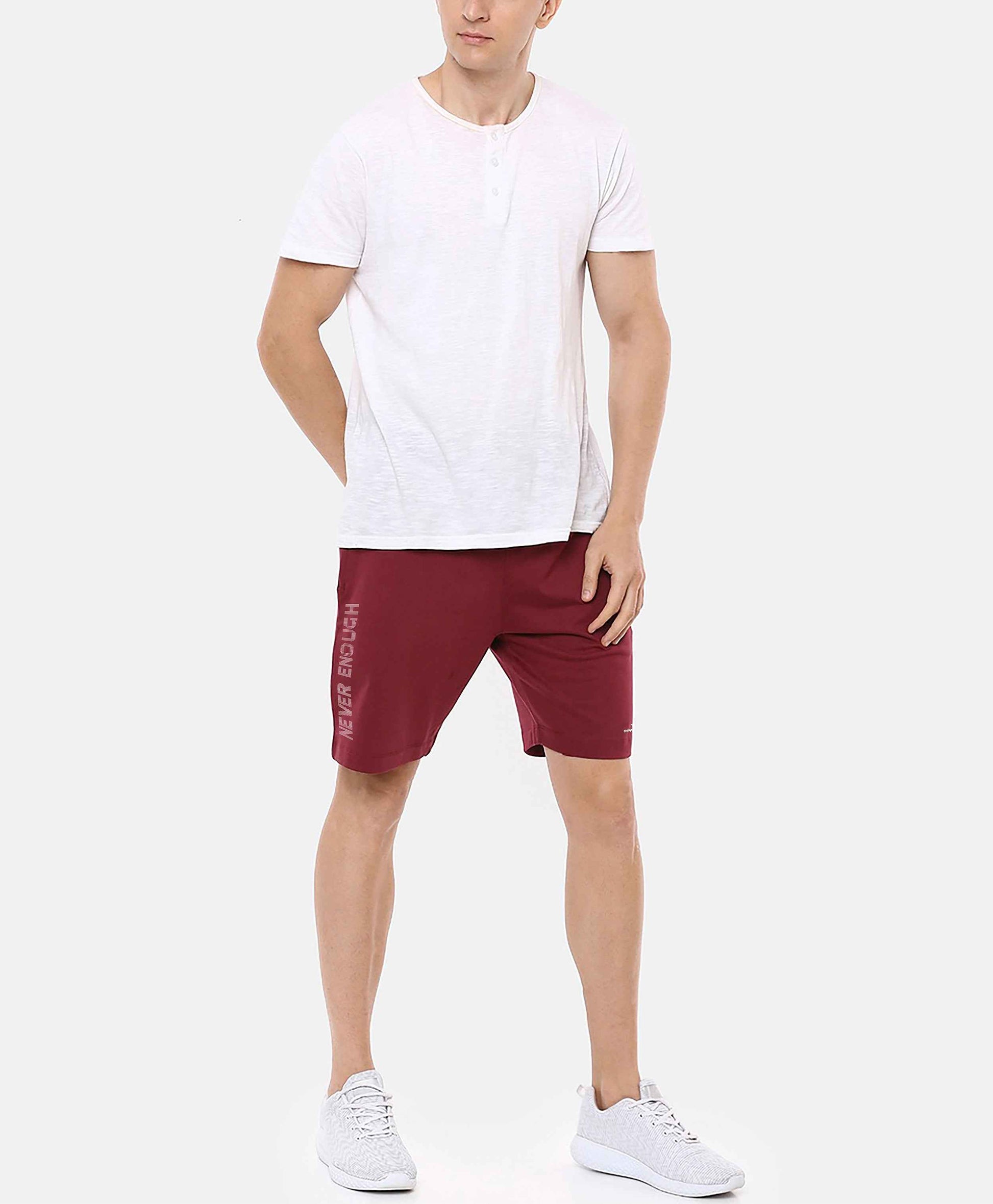 Dpassion Never Enough Premium Training Shorts – Maroon Activewear