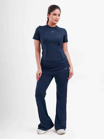 Dpassion FlowStrike Performance Co-Ord Set – Navy Blue Activewear