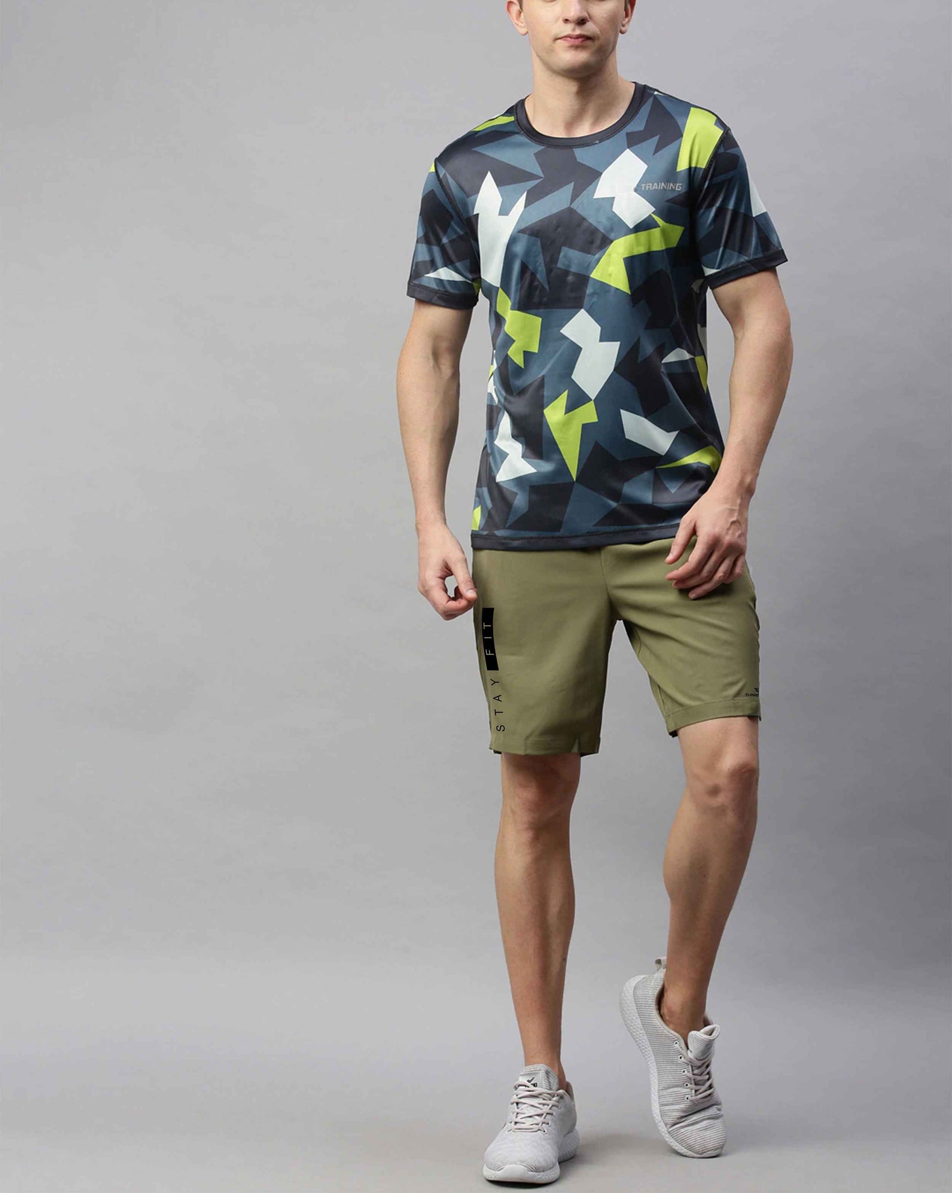 Dpassion Stay Fit Performance Training Shorts – Olive Activewear