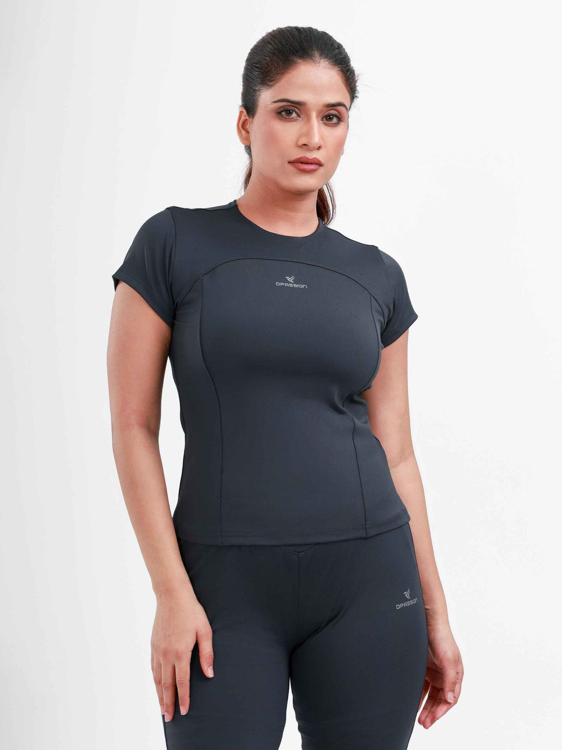 Dpassion SculptFit Core Performance Tee Womens Activewear Gym Top