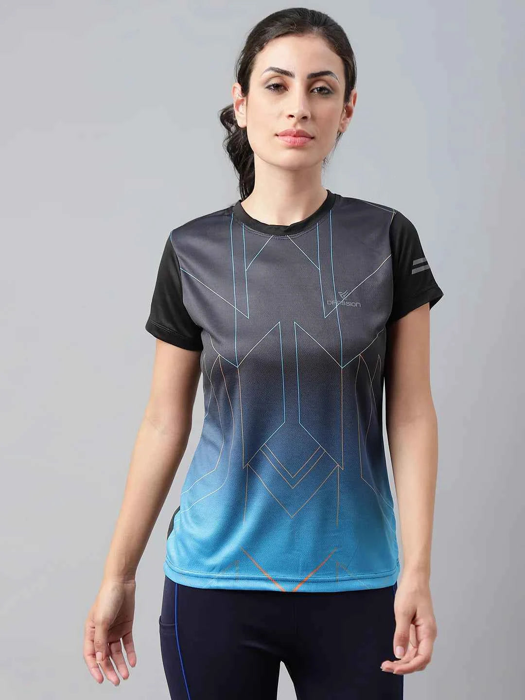 Dpassion Women AeroPulse Gradient Performance T-Shirt