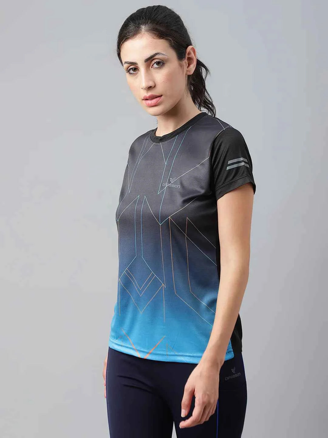 Dpassion Women AeroPulse Gradient Performance T-Shirt