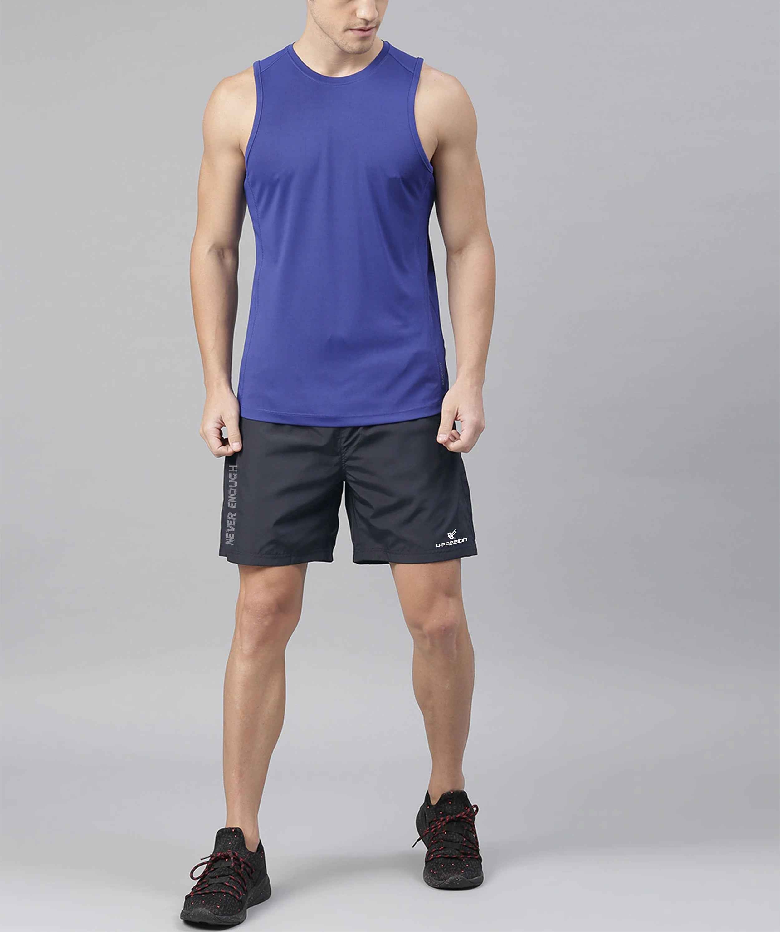 Dpassion Never Enough Performance Training Shorts – Navy Activewear