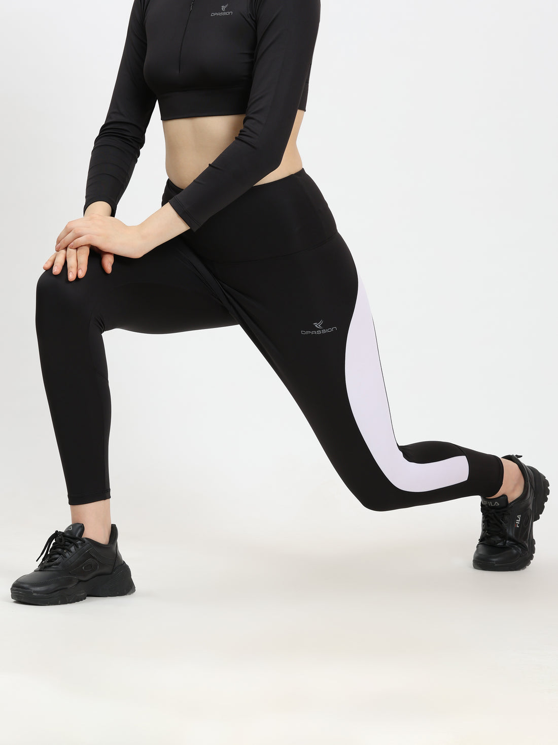 Dpassion SculptFit Performance Co-Ord Set – Black Activewear Training Set