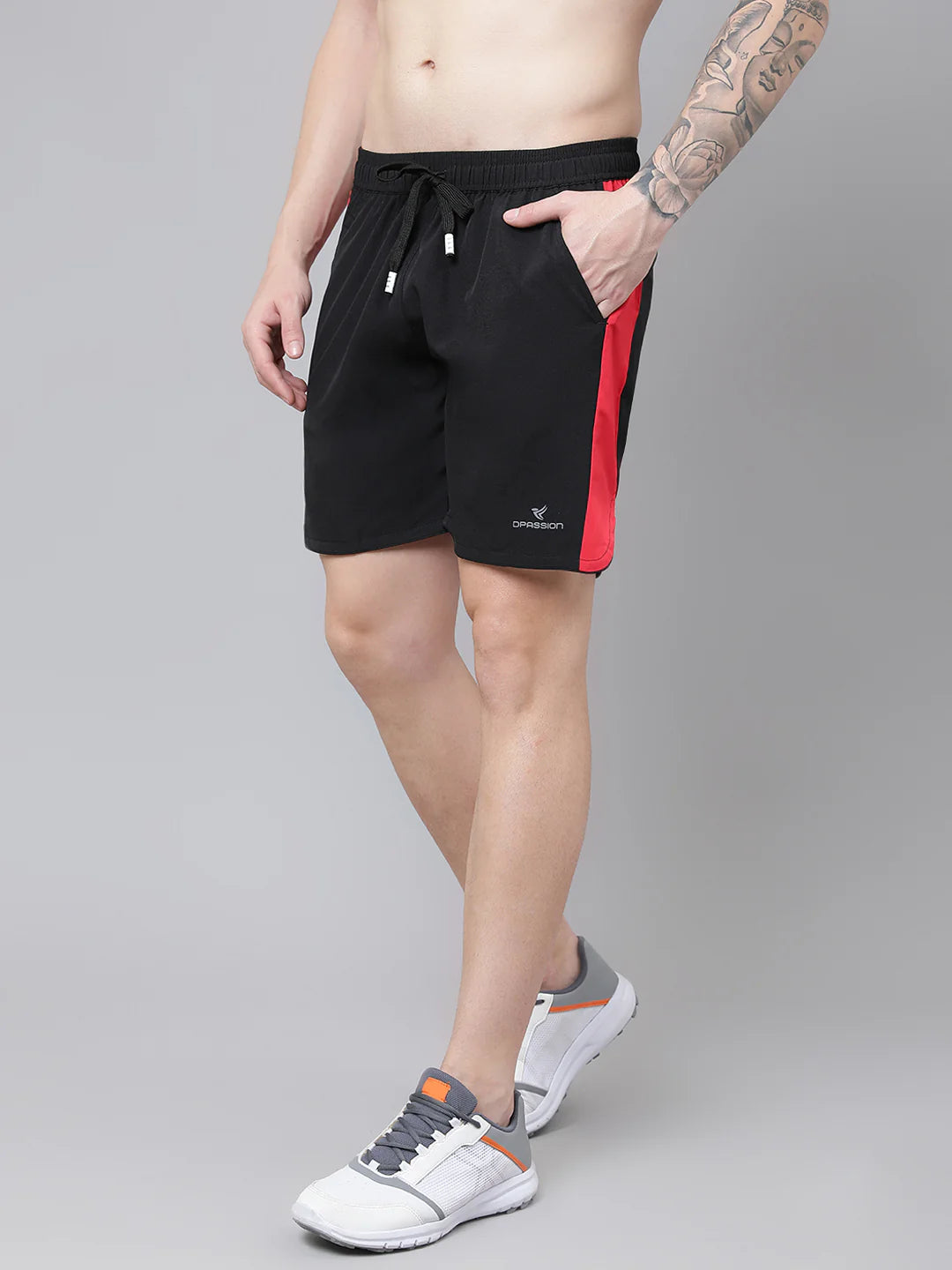 NS Lycra 150 GSM Men Side-Taping Shorts