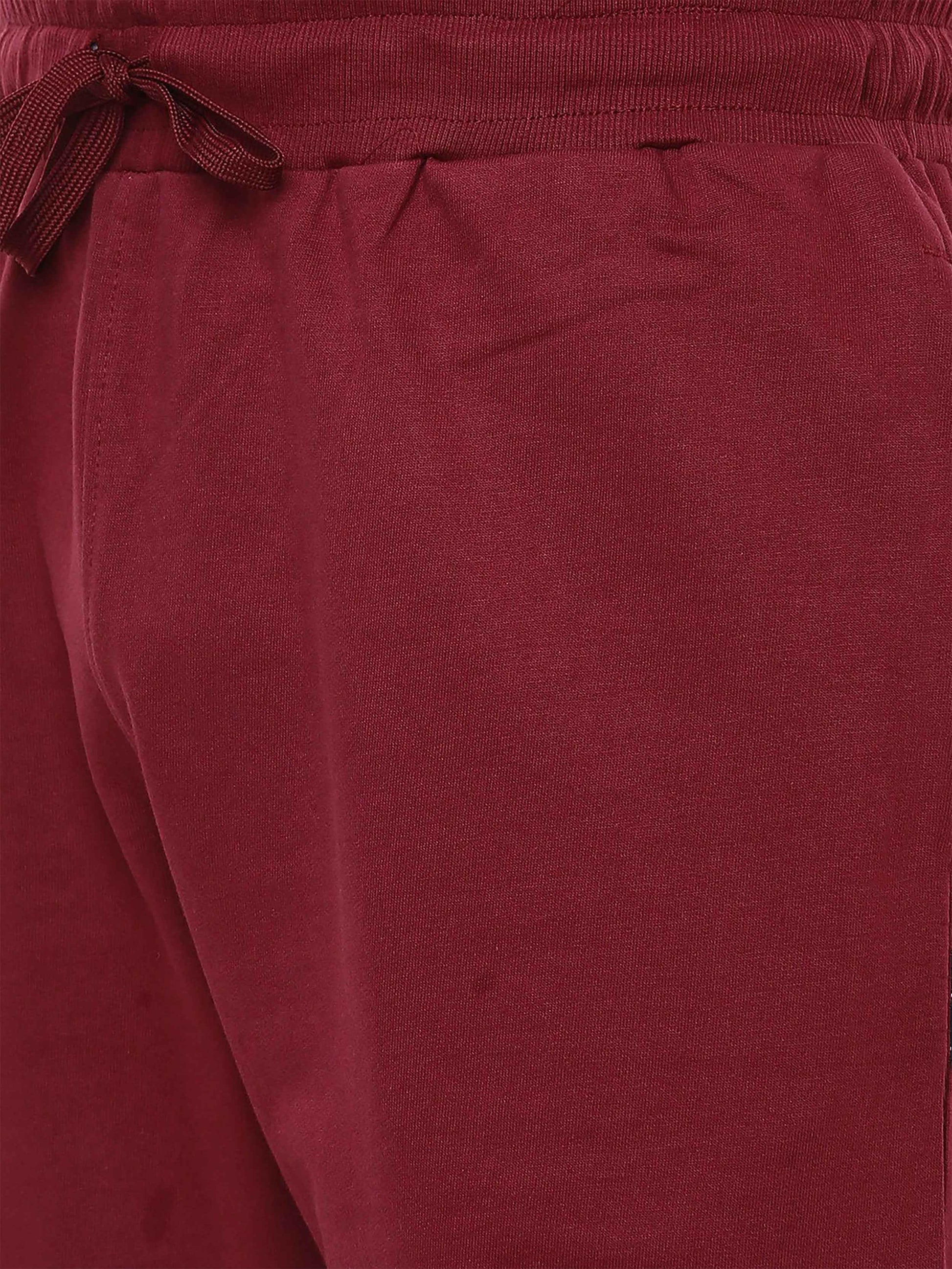 Dpassion Men Training Shorts Maroon Performance Gym Activewear
