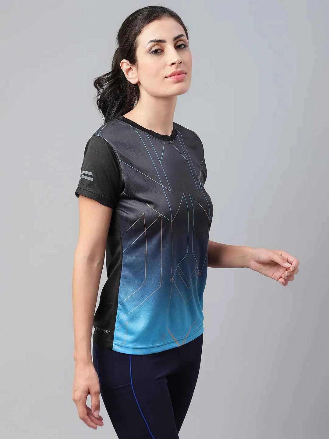 Dpassion Women AeroPulse Gradient Performance T-Shirt