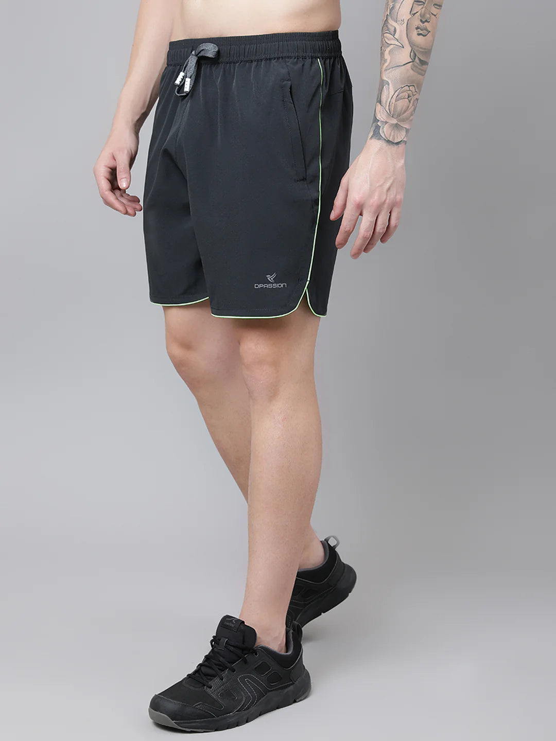 NS Lycra 150 GSM Men Piping Shorts