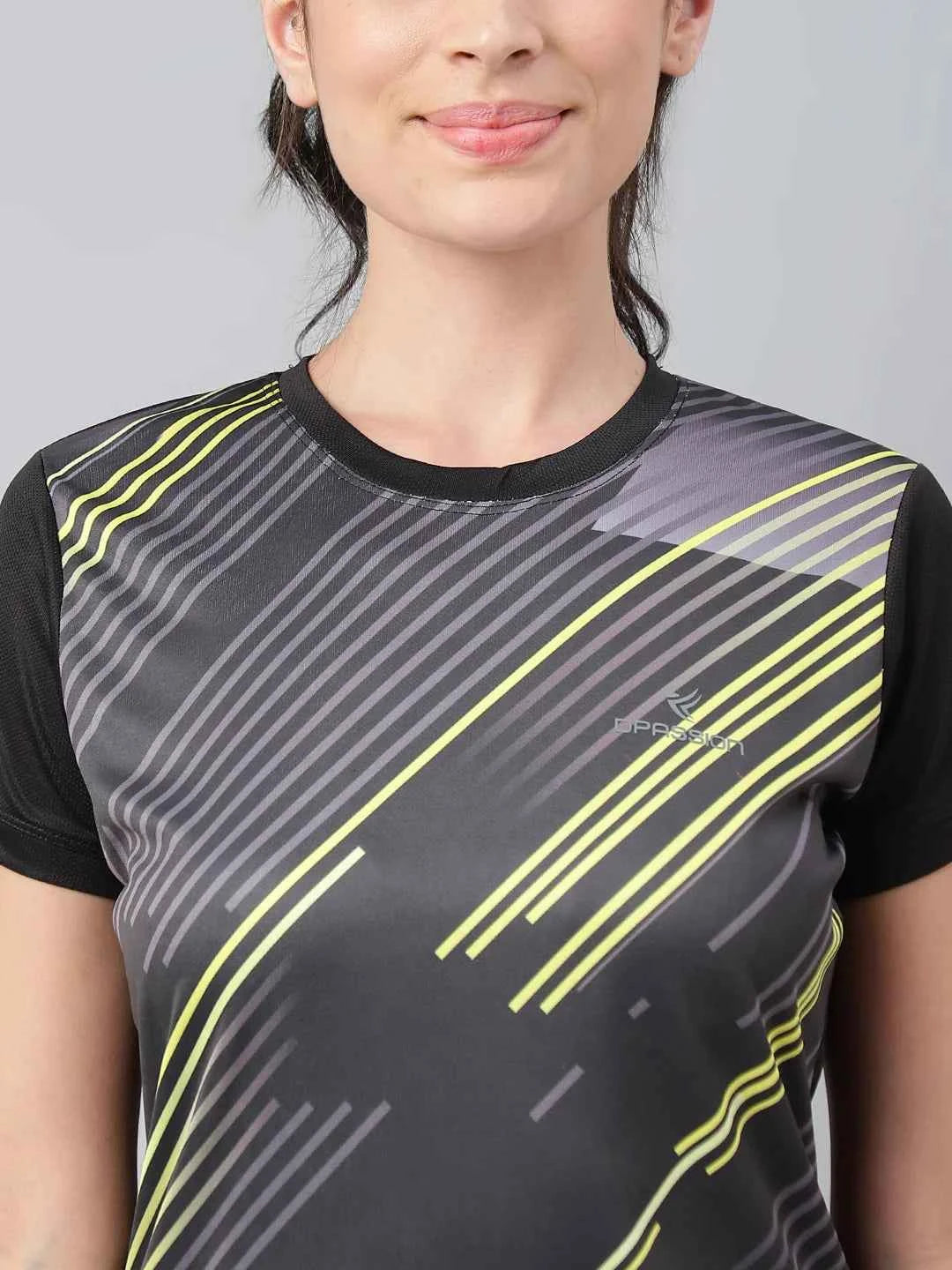 Dpassion Women Neon Rush Performance T-Shirt