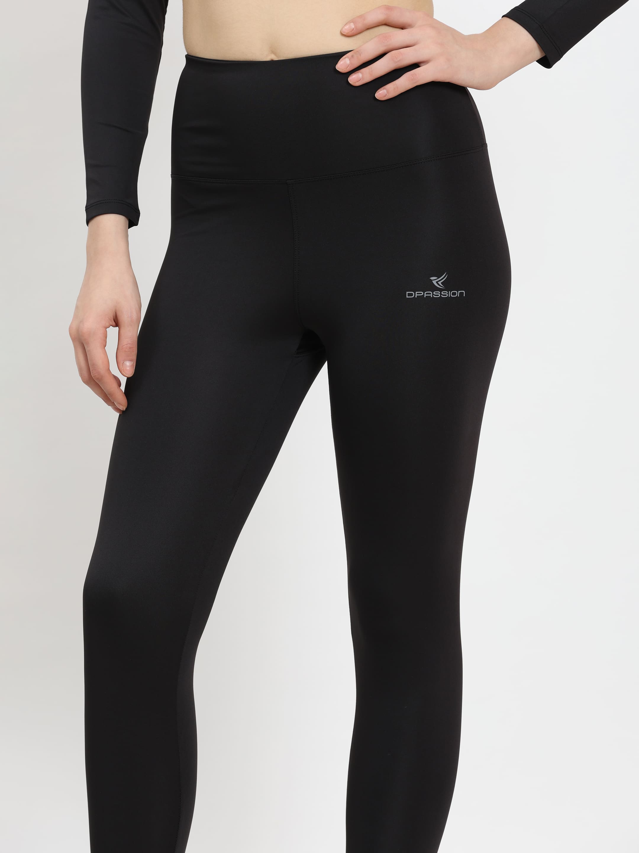 Dpassion CoreMotion Performance Co-Ord Set – Black Training Activewear - Dpassion