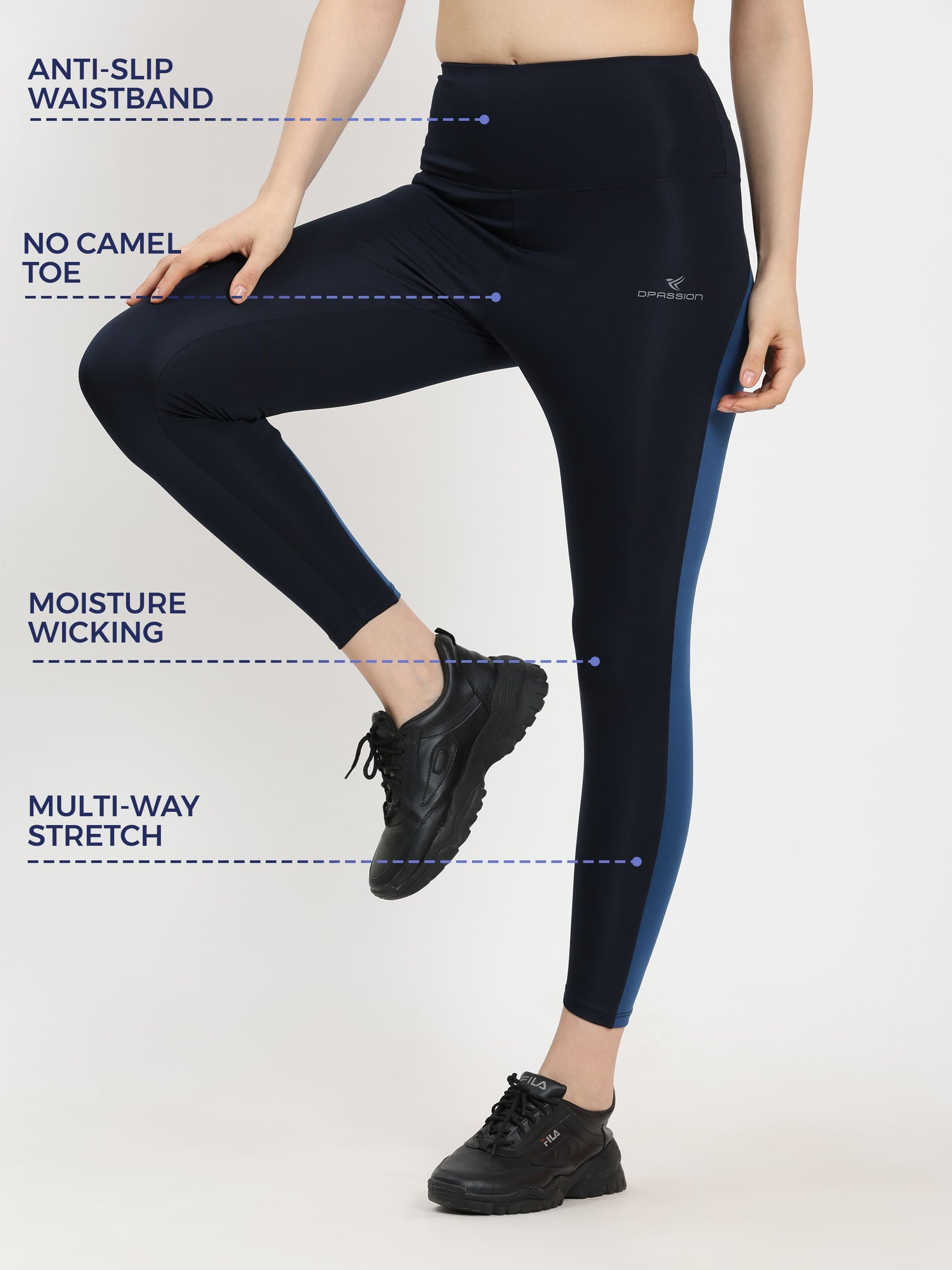 Dpassion SculptFlow Sports Bra & High Waist Leggings Set - Dpassion