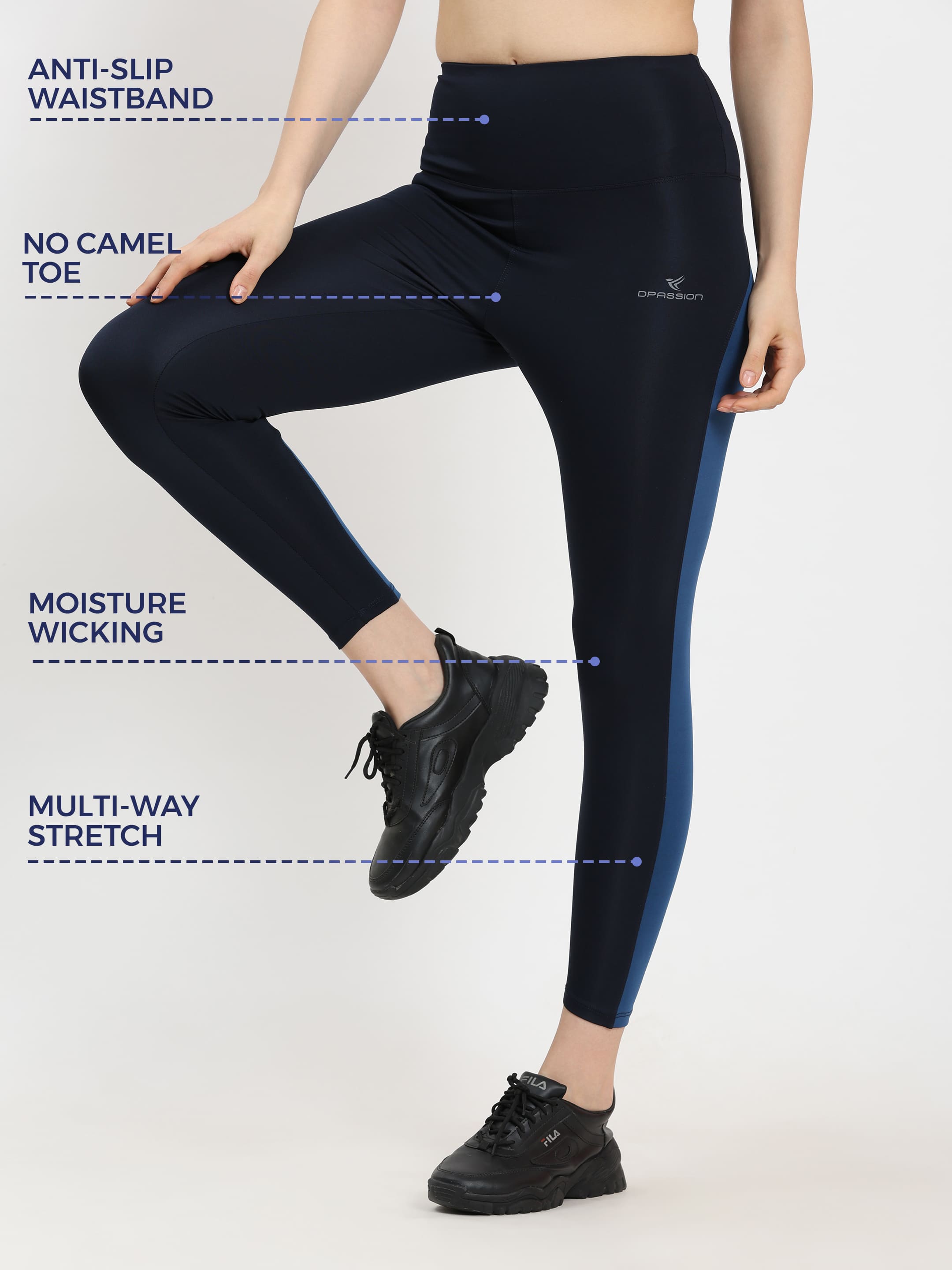 Dpassion SculptFlow Sports Bra & High Waist Leggings Set - Dpassion