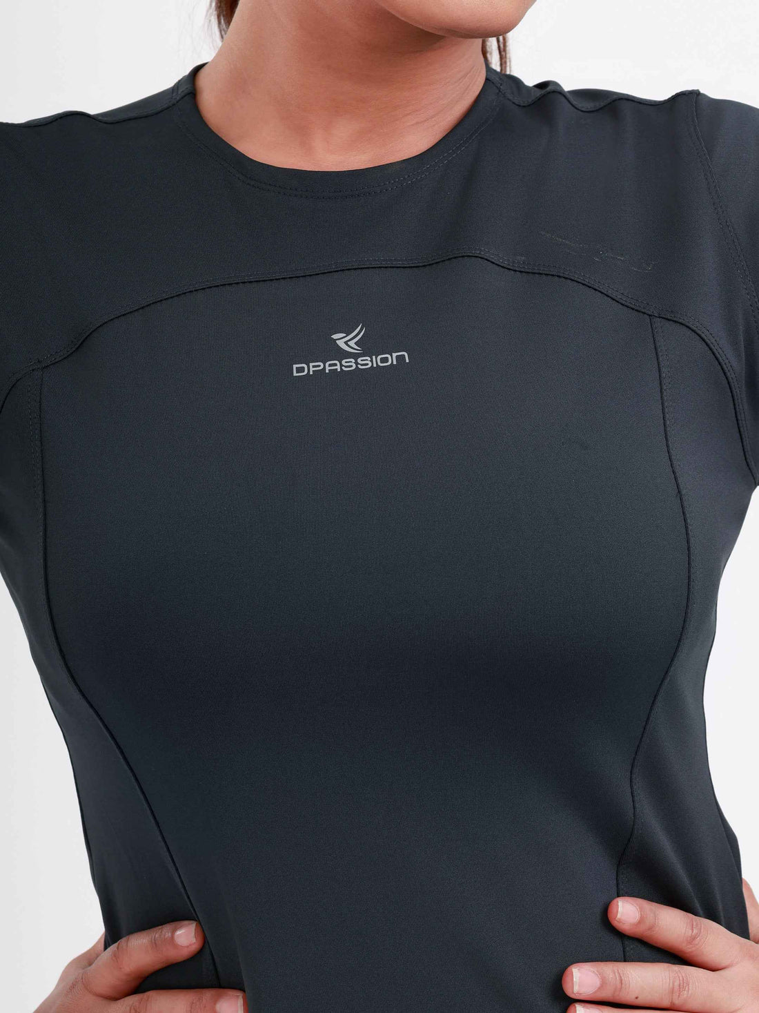 Dpassion SculptFit Core Performance Tee Womens Activewear Gym Top