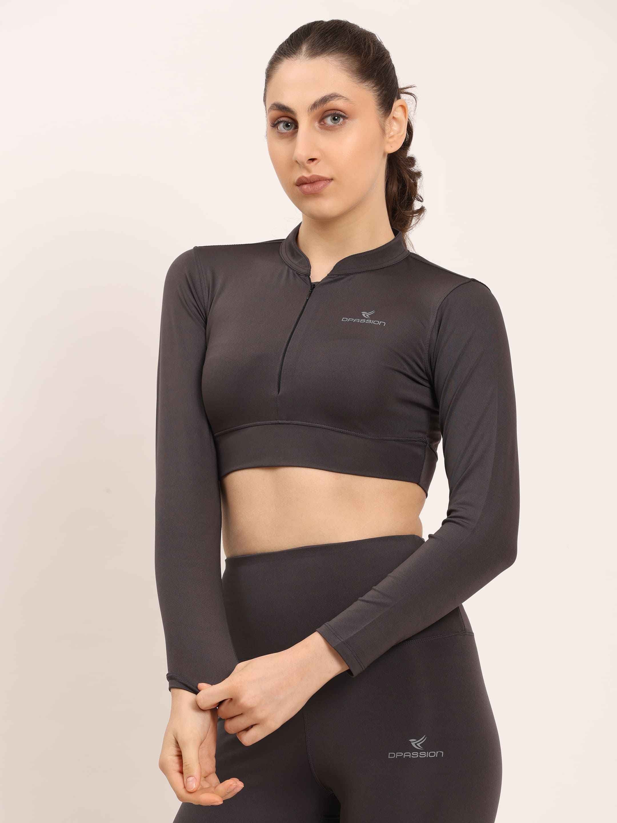 Dpassion PowerLine Performance Co-Ord Set Black Red Activewear