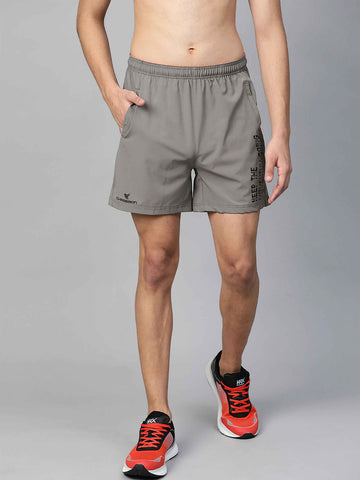 Dpassion Men Training Shorts Grey Lightweight Performance Gym Wear