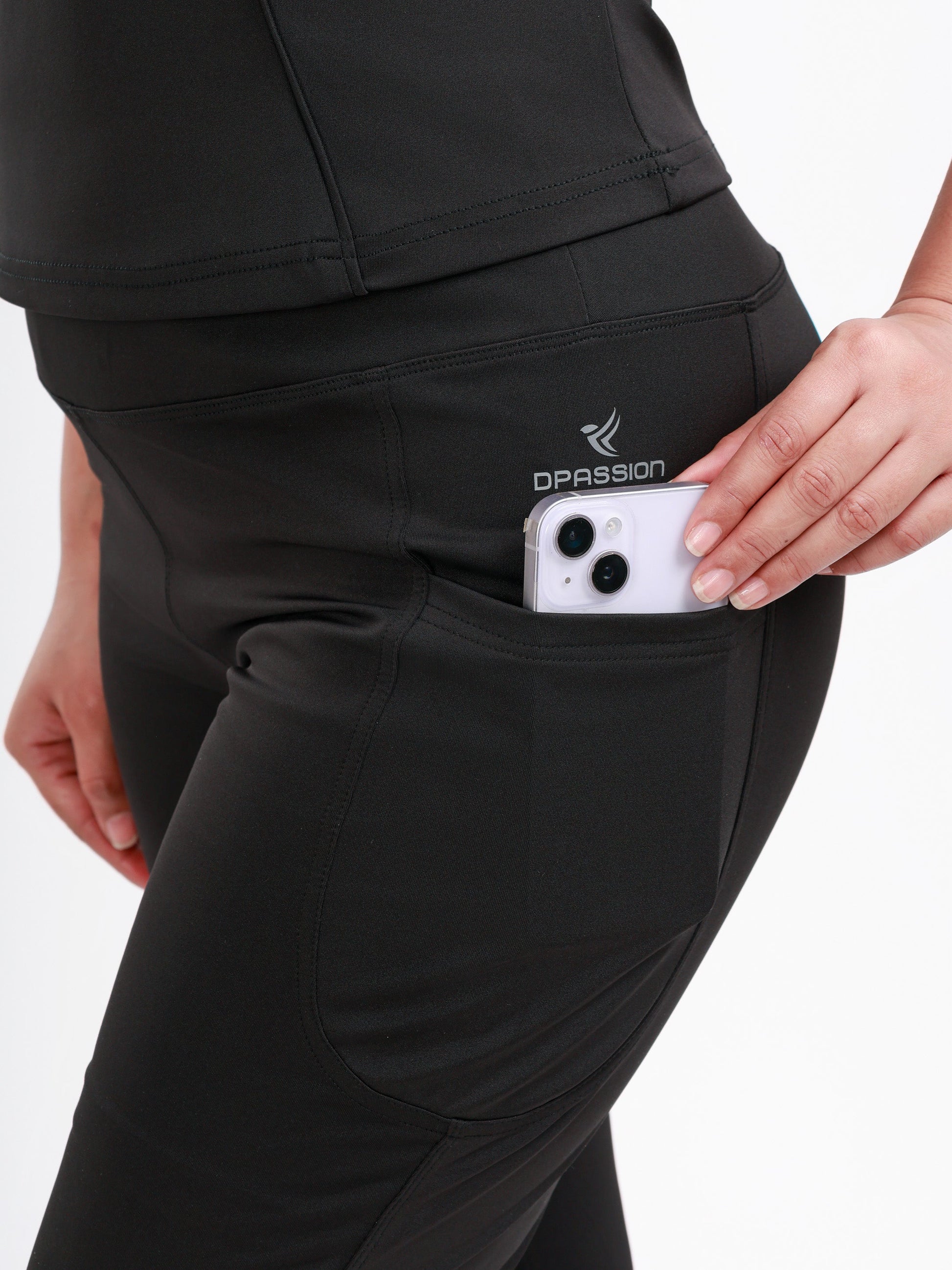 Dpassion Sculpt Flare Yoga Pants with Pocket – Performance Activewear