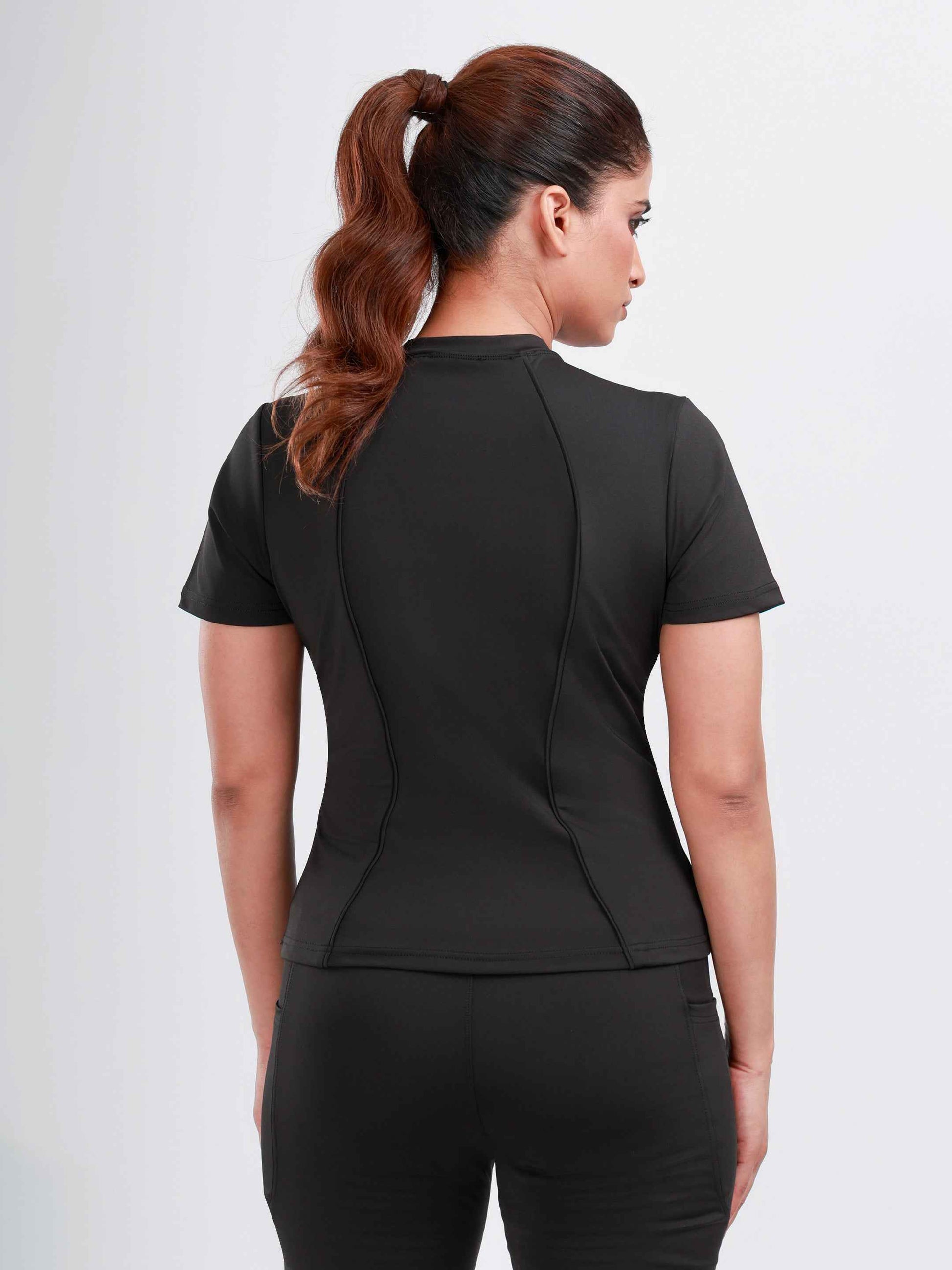 Dpassion FlowStrike Performance Co-Ord Set – Black Activewear
