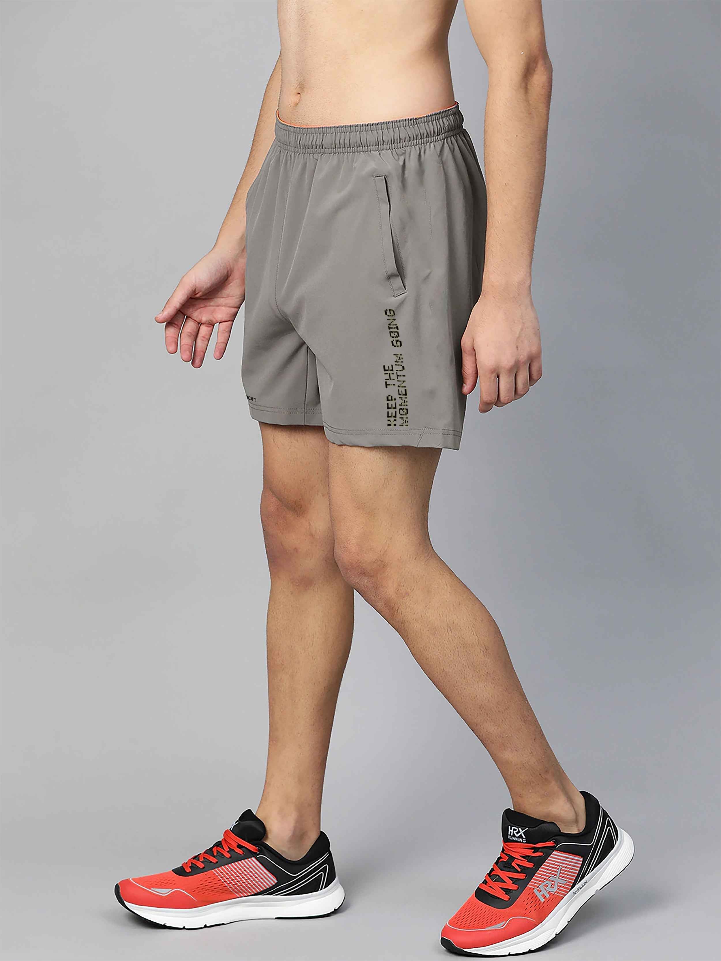 Dpassion Men Training Shorts Grey Lightweight Performance Gym Wear