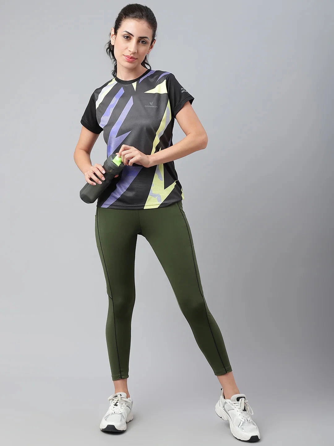 Dpassion Women Sonic Strike Graphic Performance T-Shirt