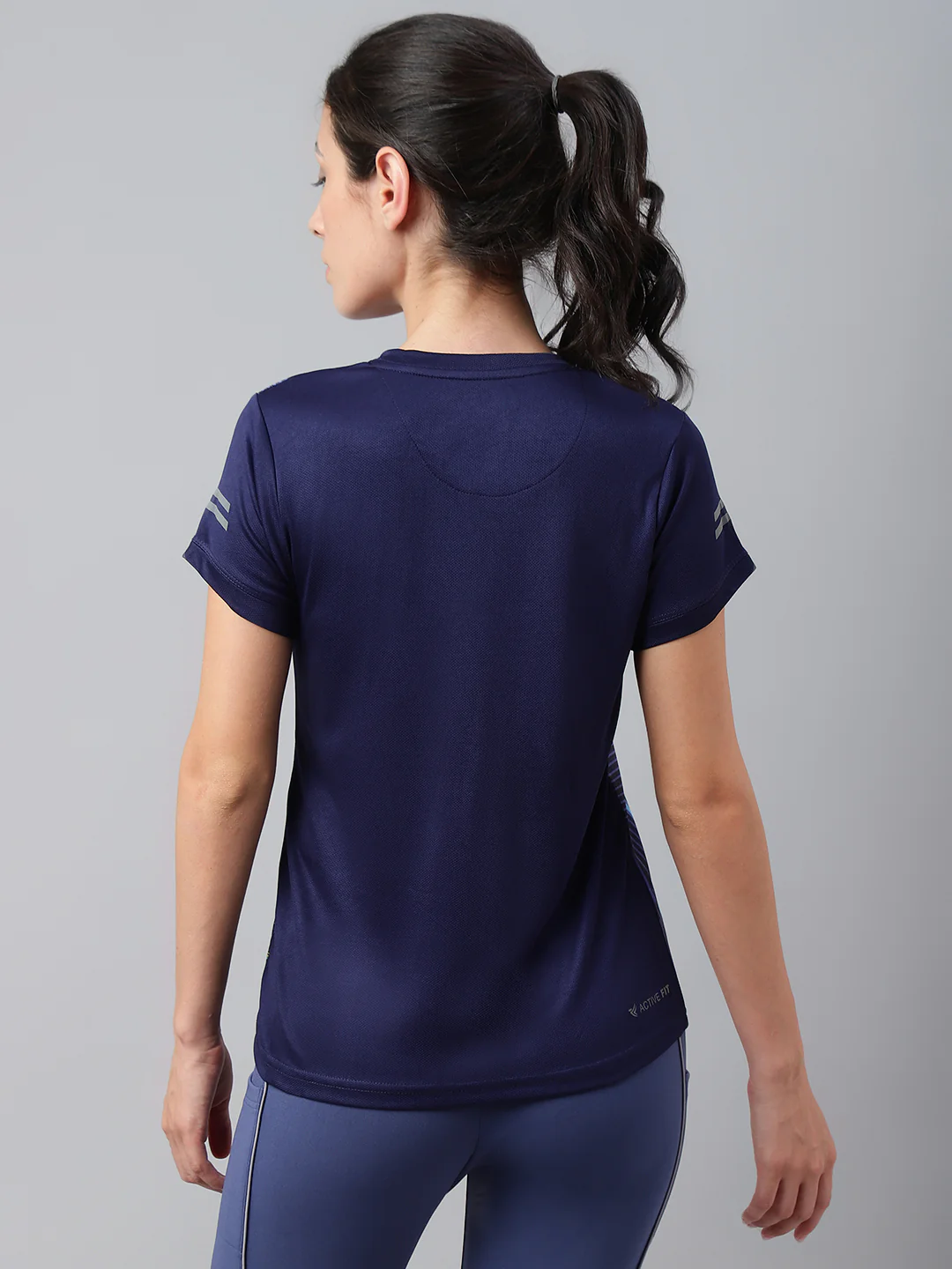 Dpassion Women Printed Performance T-Shirt & Training Shorts Set - Dpassion