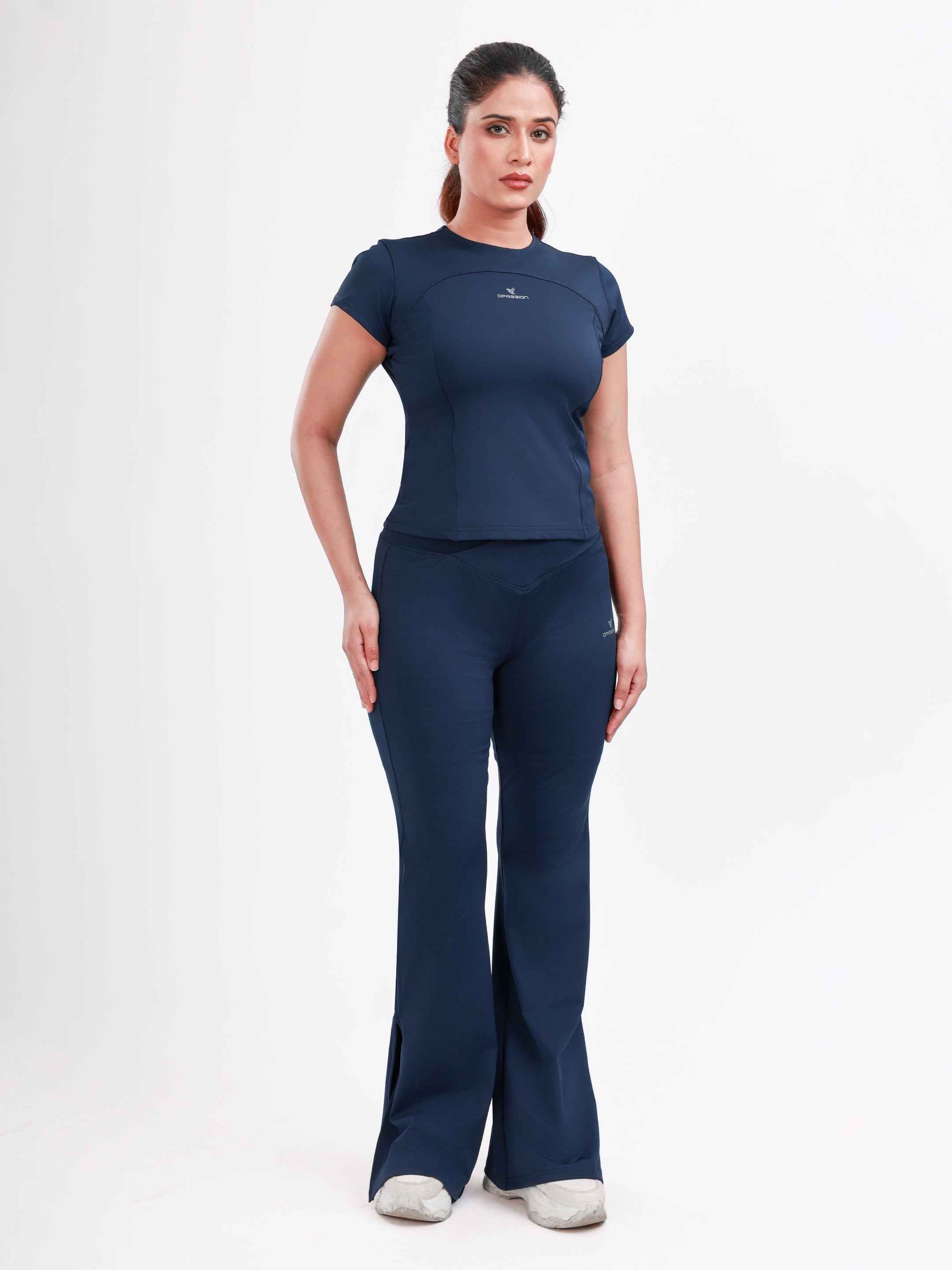 Dpassion SculptFit Core Performance Tee Womens Navy Activewear