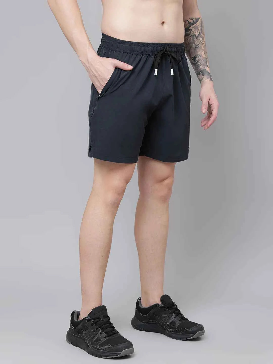 Dpassion Core Essential Training Shorts – Dark Navy Performance Activewear