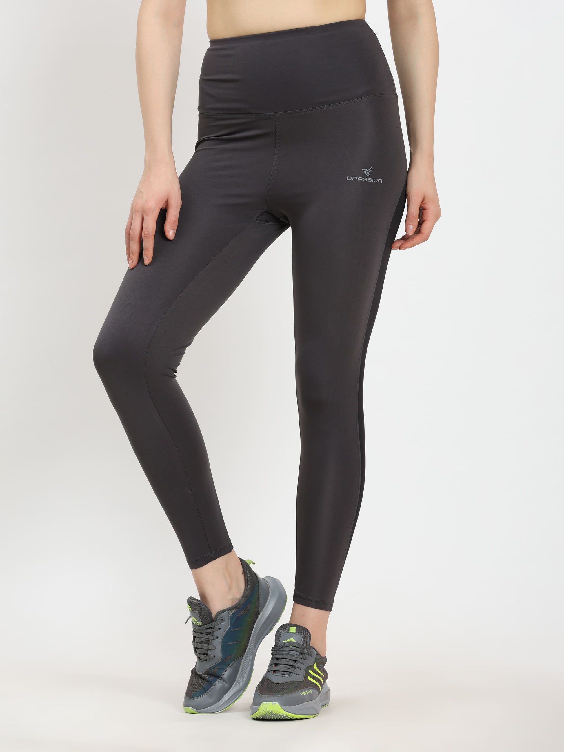 Dpassion CoreFlex Zip Crop Top & High Waist Leggings Set - Dpassion