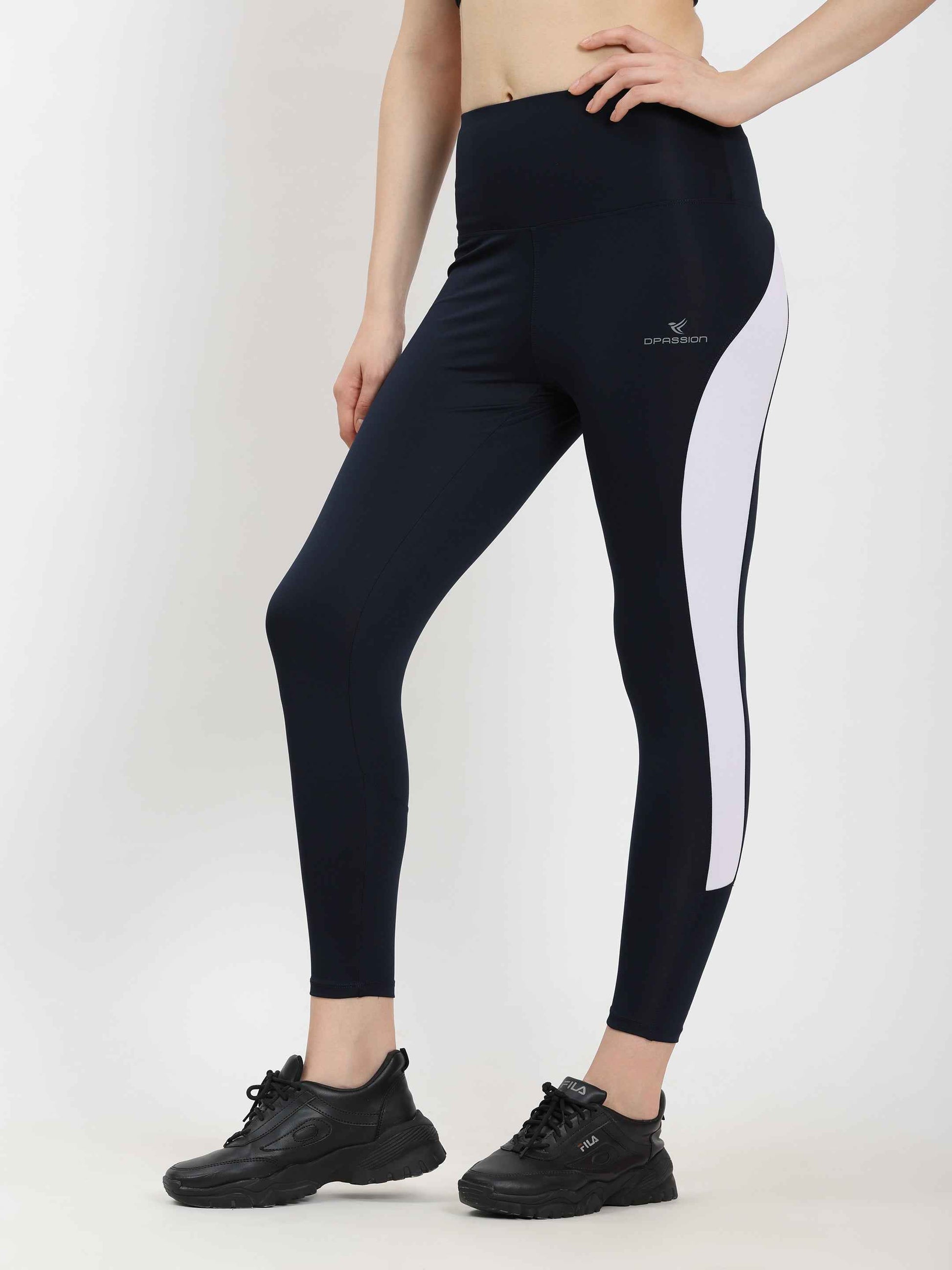 Dpassion SculptFit High-Waist Contrast Panel Leggings