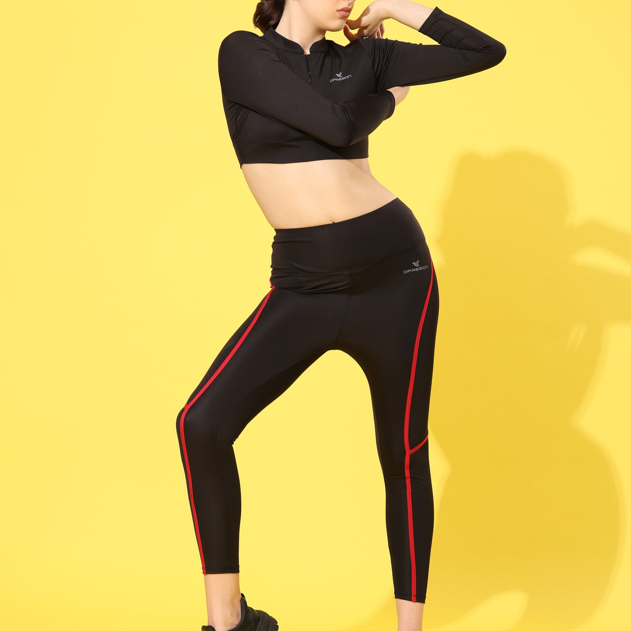 Imported Taiwan 4 Way Lycra 250 GSM Gym & Training Tights