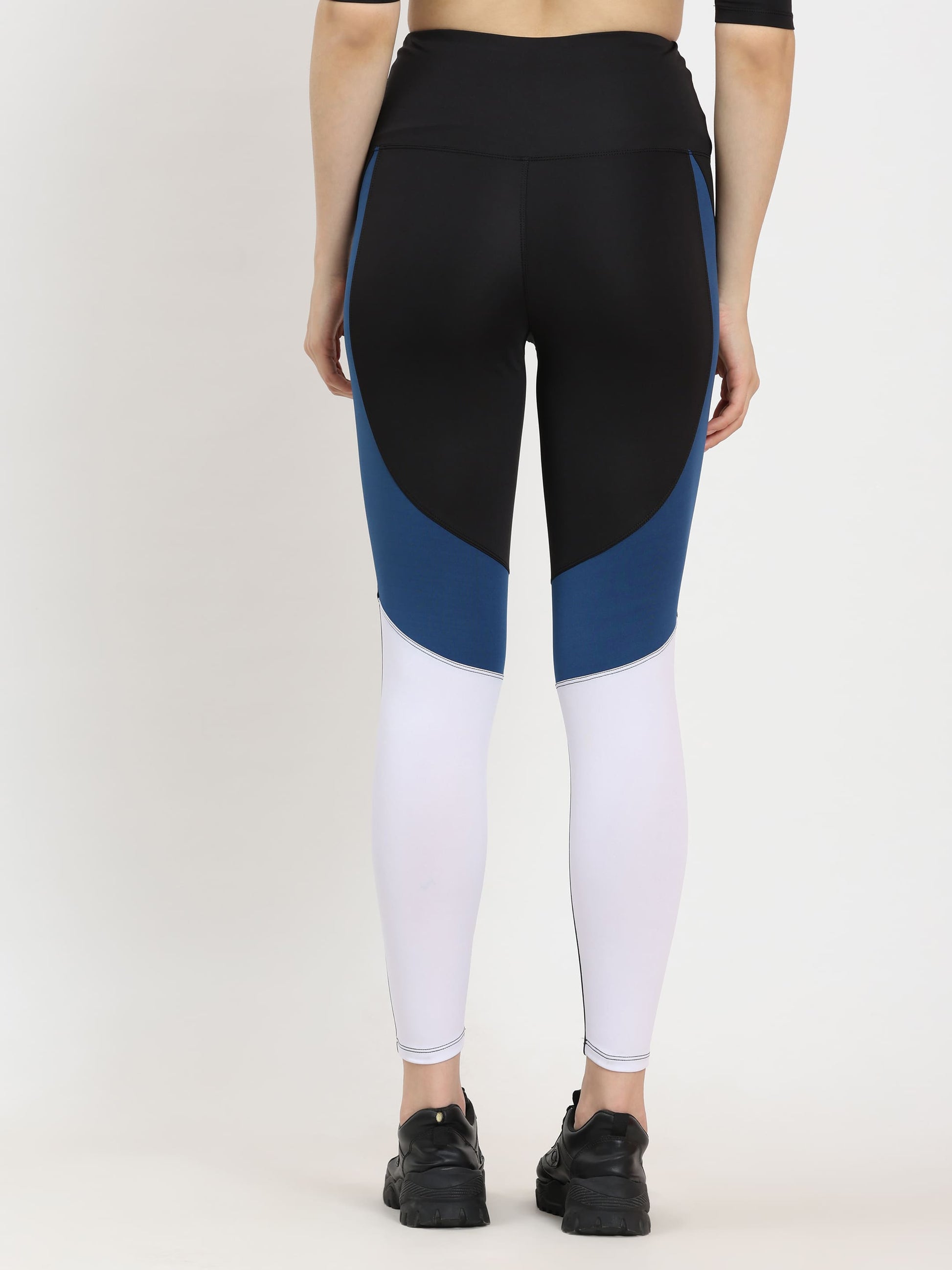 Dpassion Power Contour Colorblock Leggings – High Waist Activewear - Dpassion