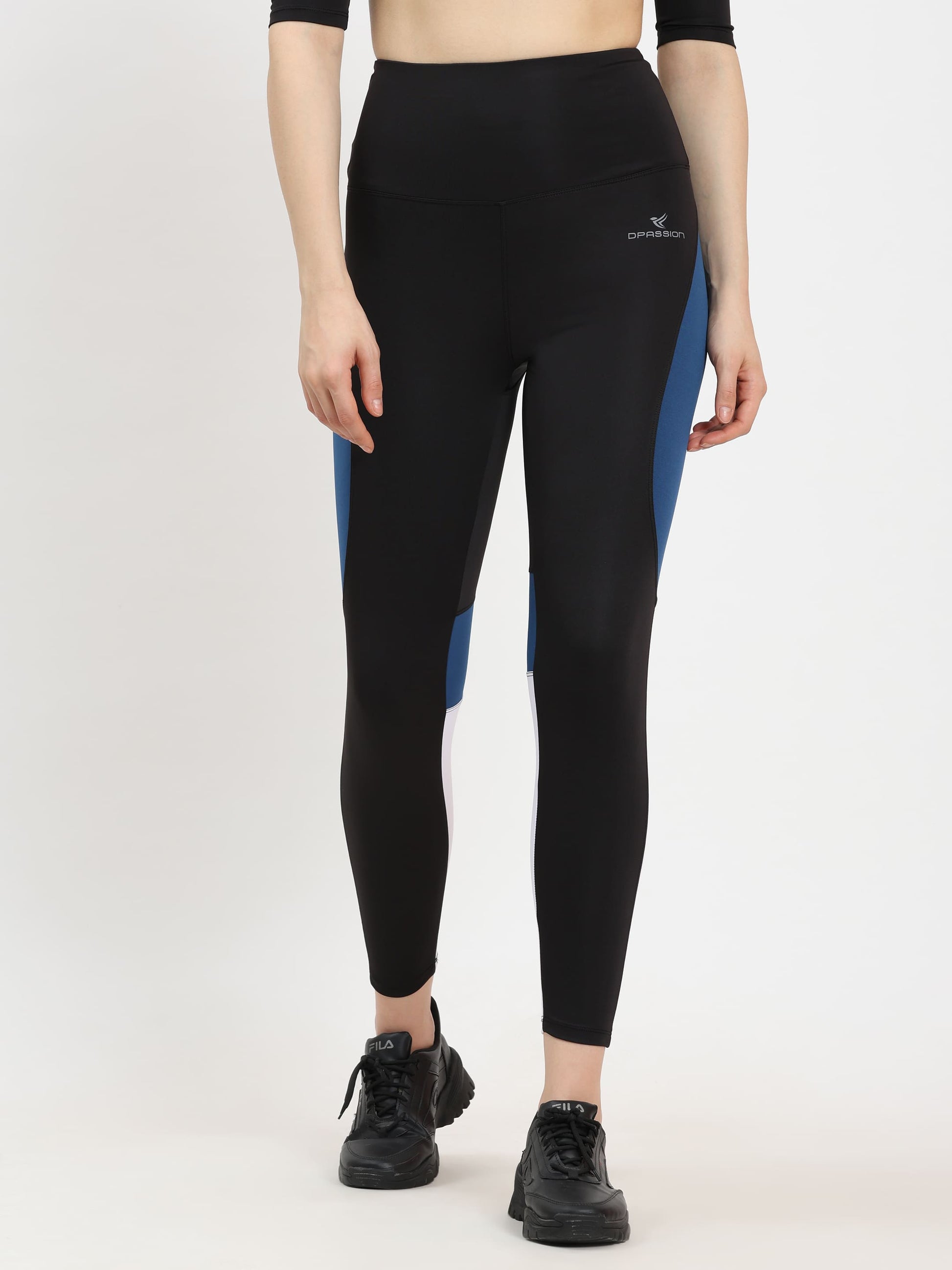 Dpassion Power Contour Colorblock Leggings – High Waist Activewear - Dpassion