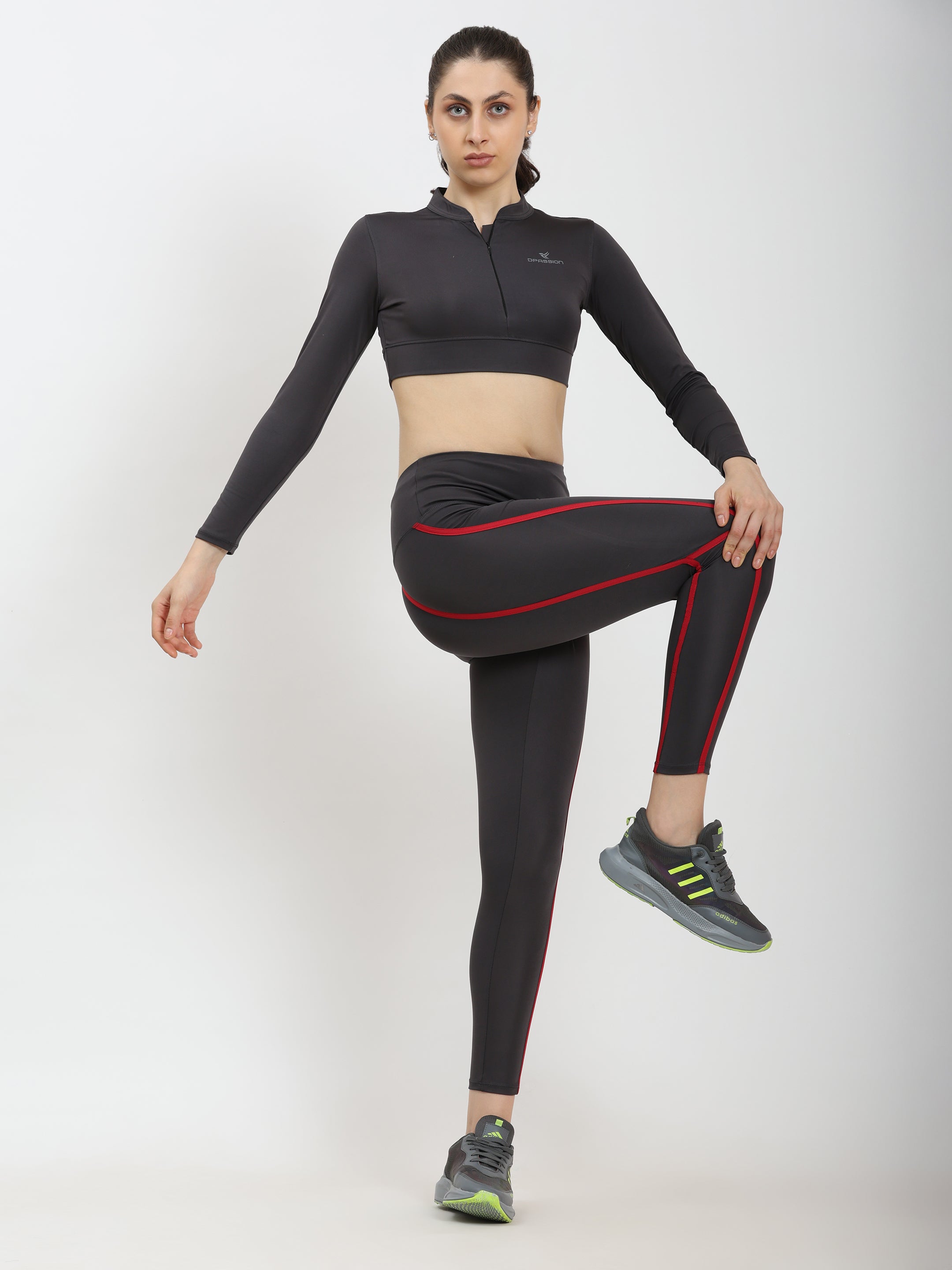 Imported Taiwan 4 Way Lycra 250 GSM Gym & Training Tights