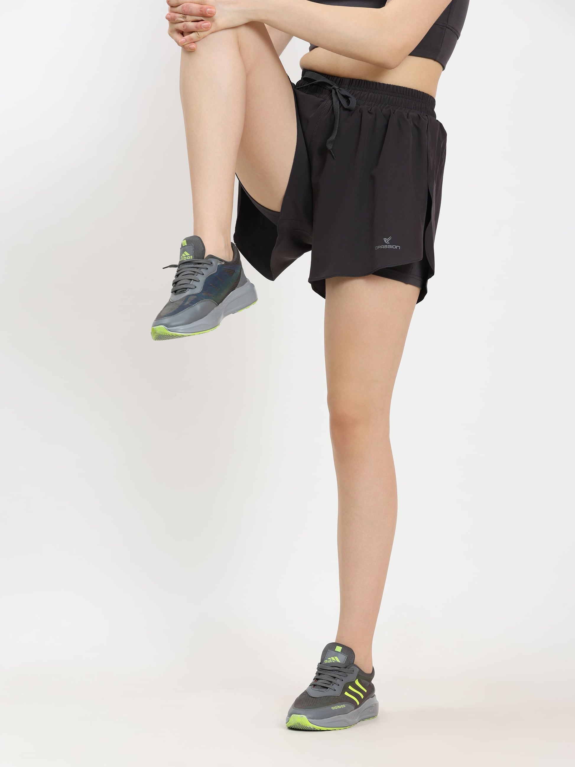 Dpassion Women AeroFlex 2 in 1 Running Training Shorts Activewear - Dpassion
