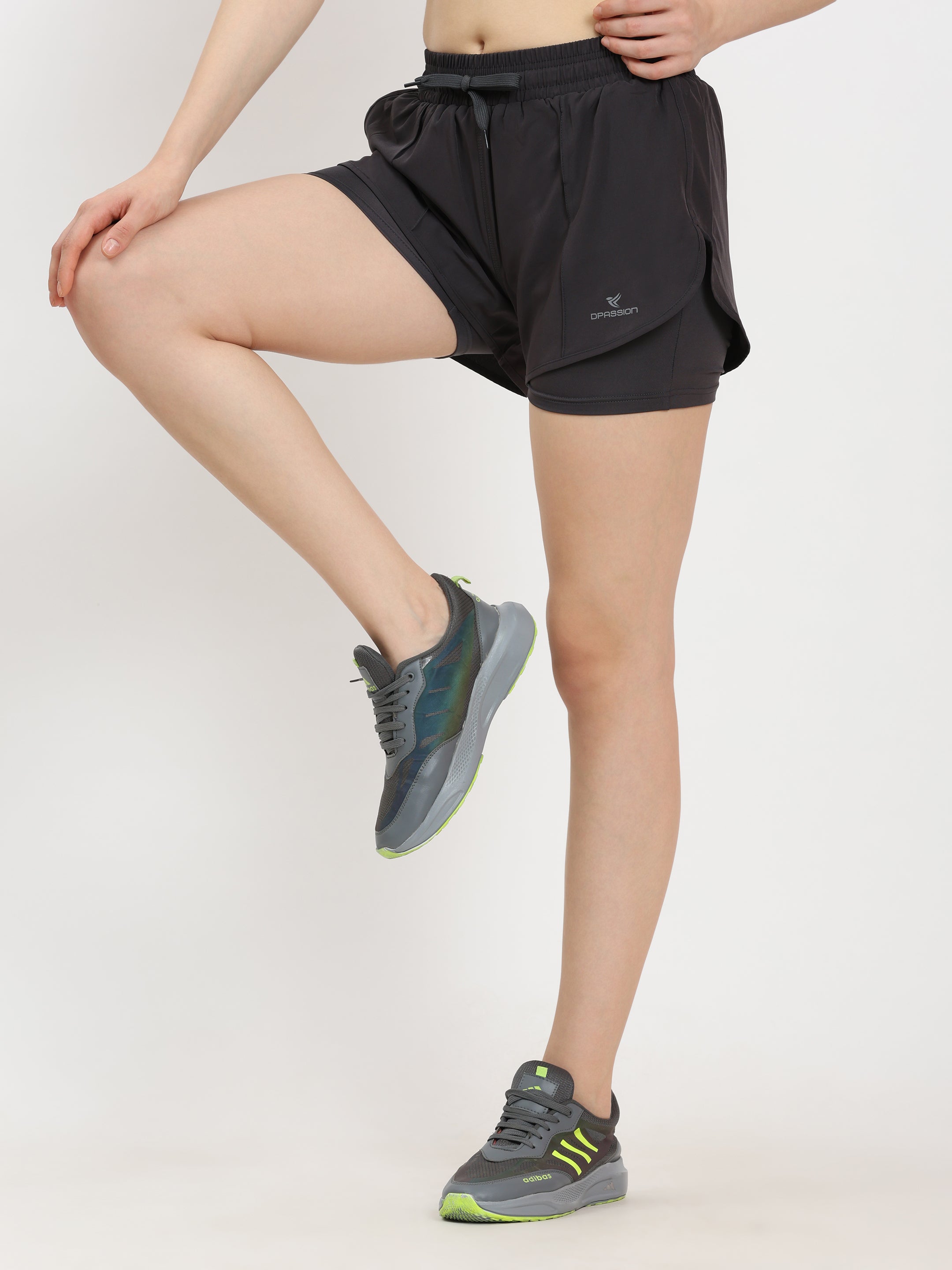 Imported NS Lycra 150 GSM Training Shorts For Women
