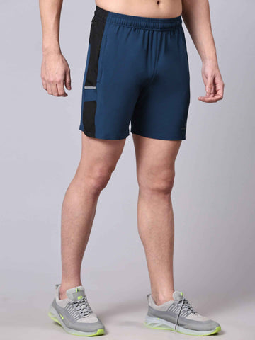 Dpassion Steel Blue Performance Training Shorts Active Fit