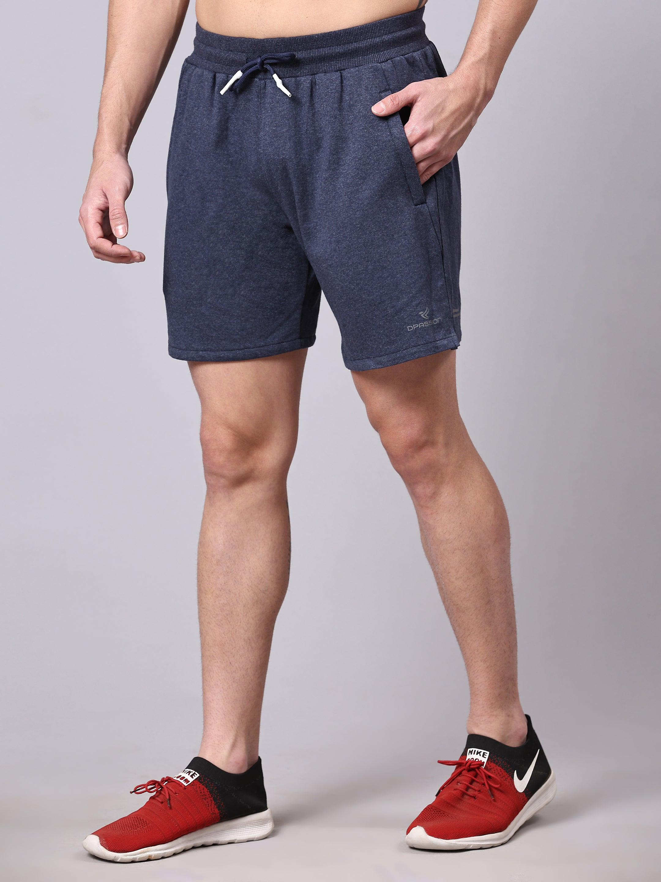 Poly Cotton Terry 260 GSM Men Running Shorts