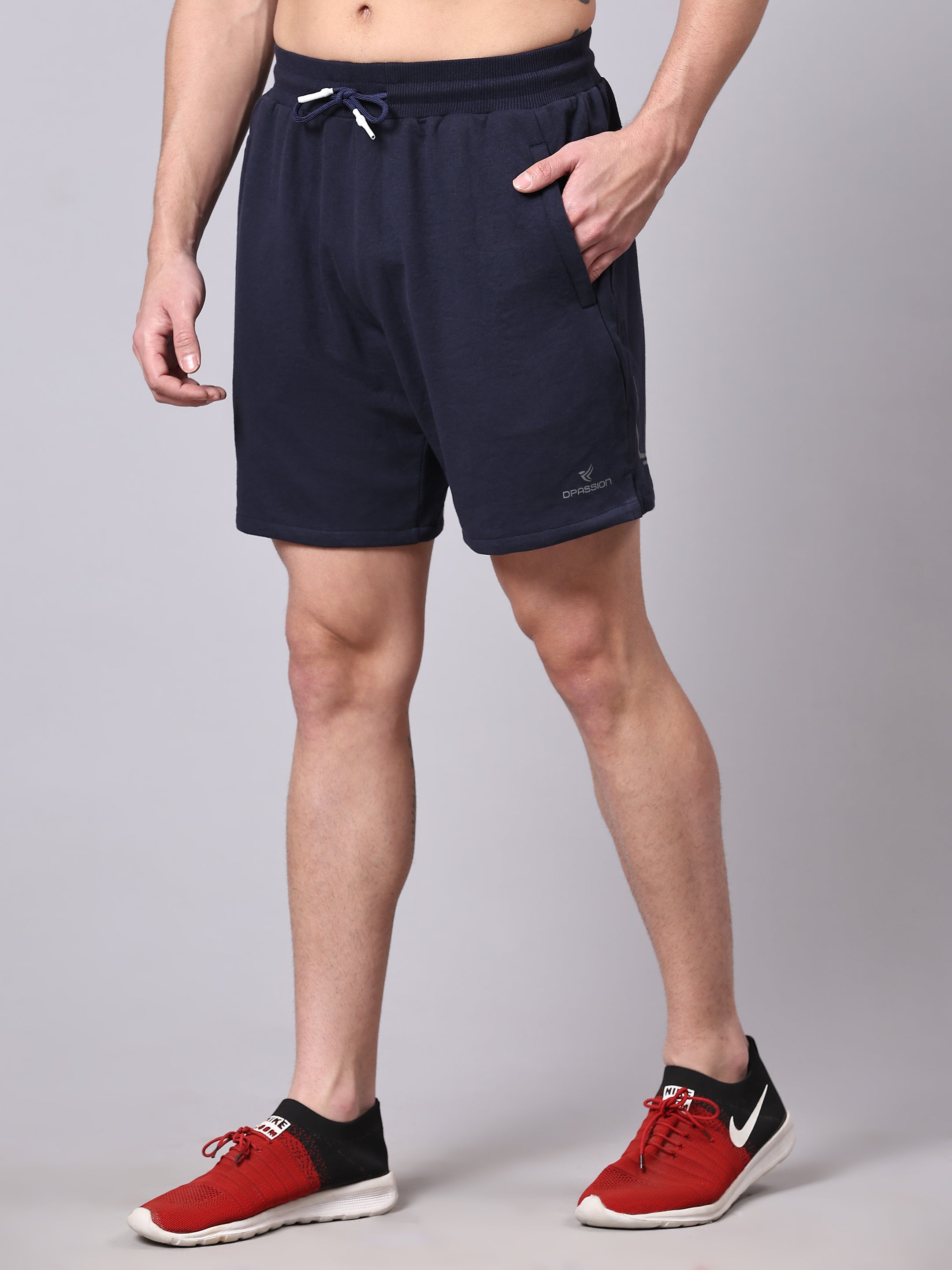 Poly Cotton Terry 260 GSM Men Running Shorts