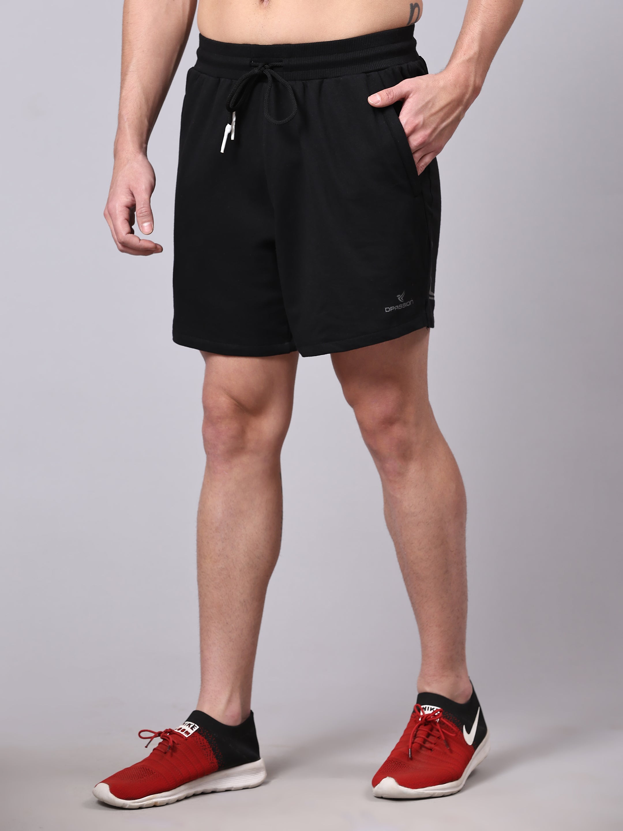 Poly Cotton Terry 260 GSM Men Running Shorts