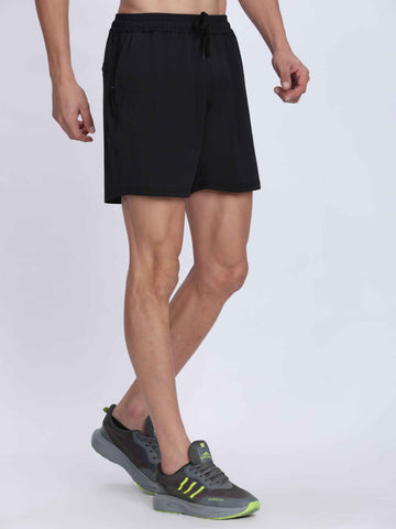 Dpassion Men Training Shorts Black Quick Dry Gym Activewear