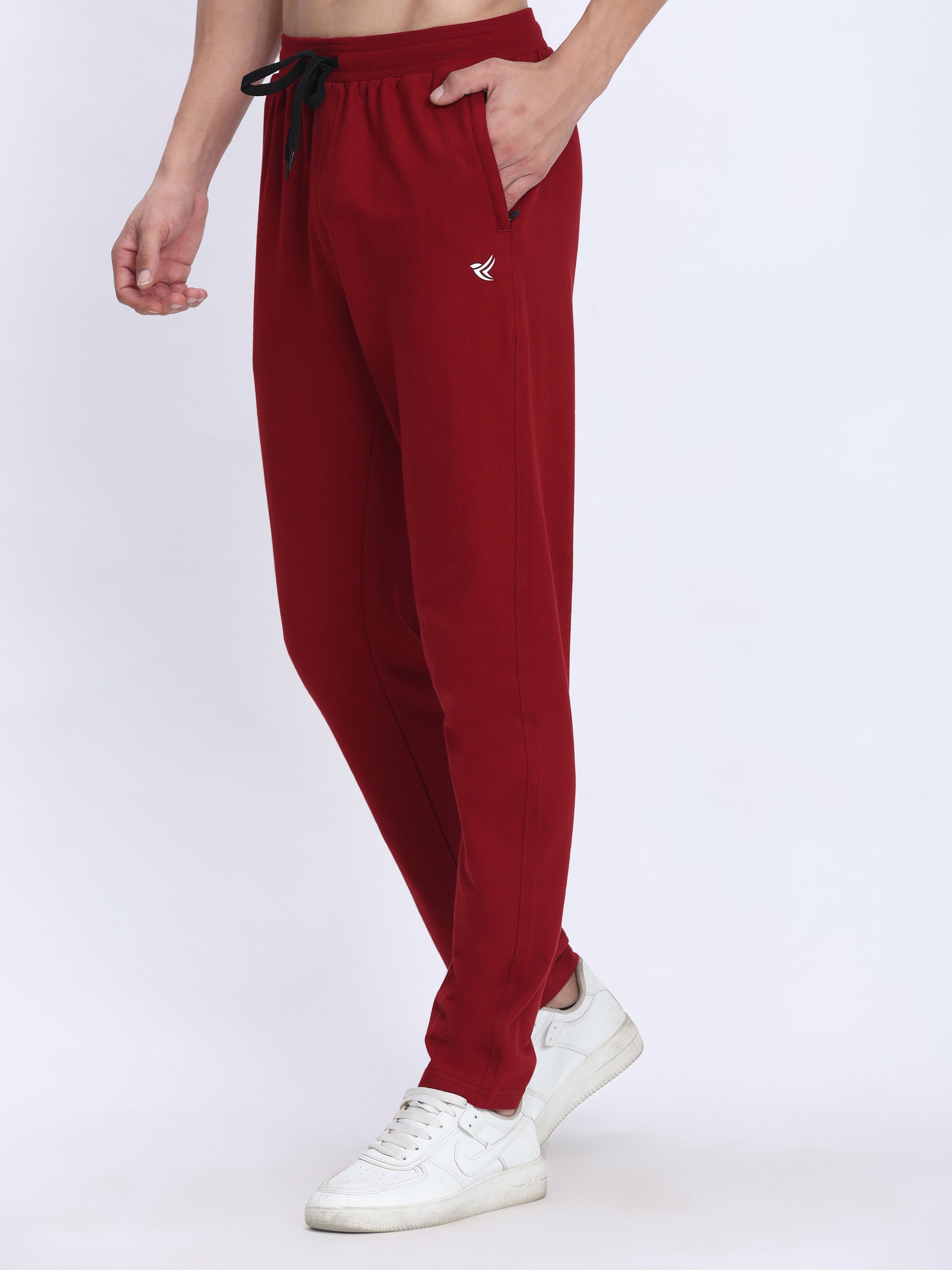 Men's Premium Cotton Terry Track Pant | Cozy Stretch Fit for Gym & Casual.