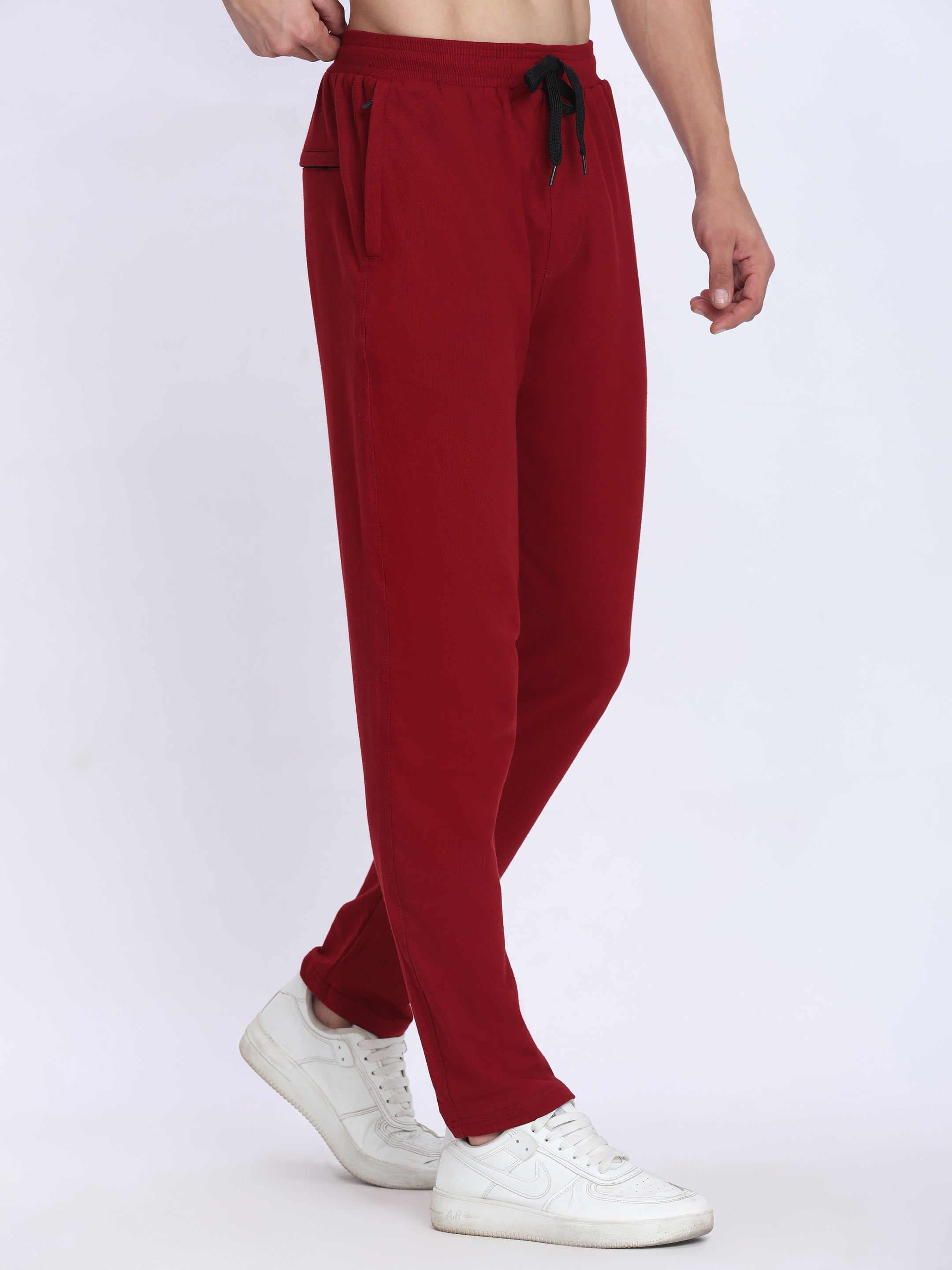 Men's Premium Cotton Terry Track Pant | Cozy Stretch Fit for Gym & Casual.