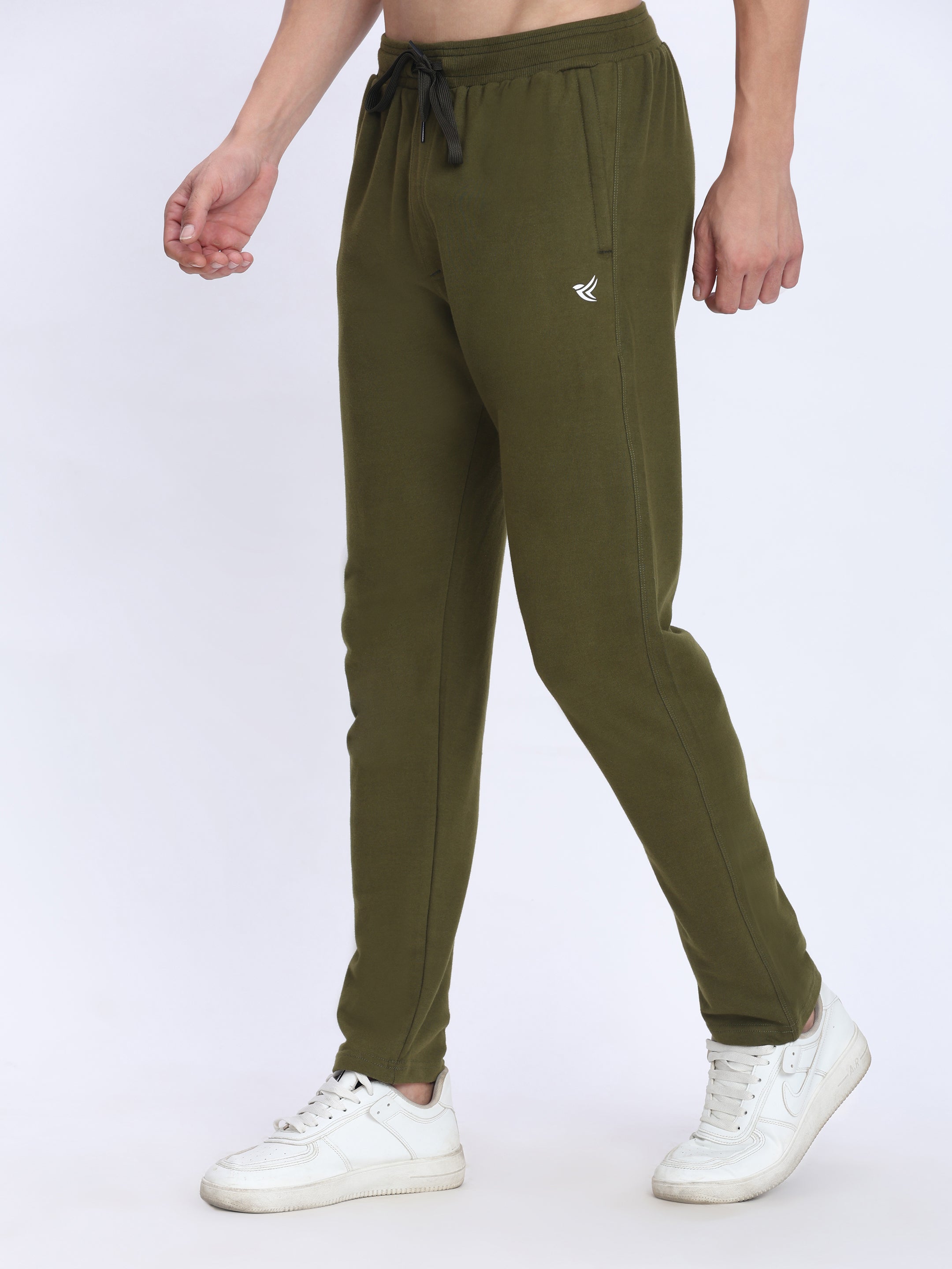 Men's Premium Cotton Terry Track Pant | Cozy Stretch Fit for Gym & Casual.