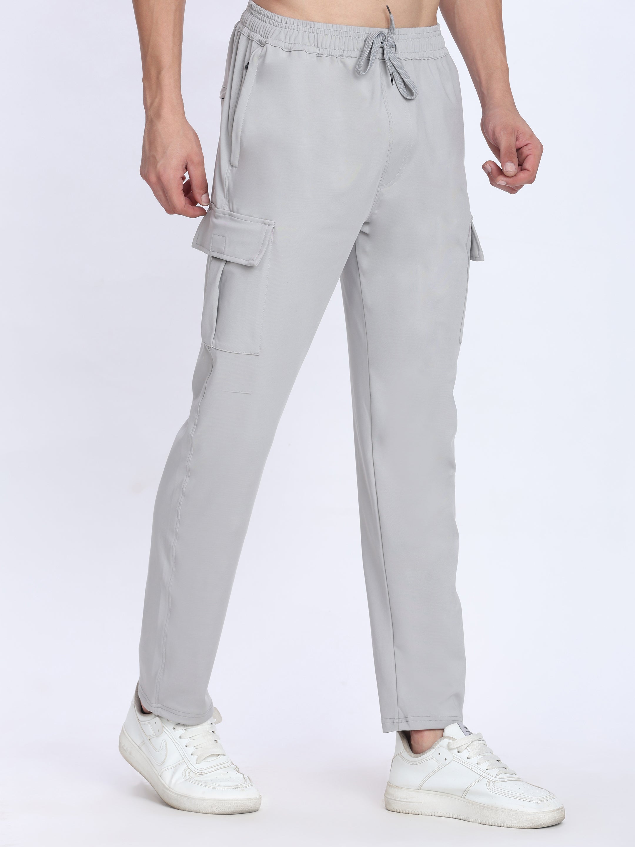 Men's Hyper-Motion Cargo Track Pants – 4-Way Stretch Engineered for Peak Performance